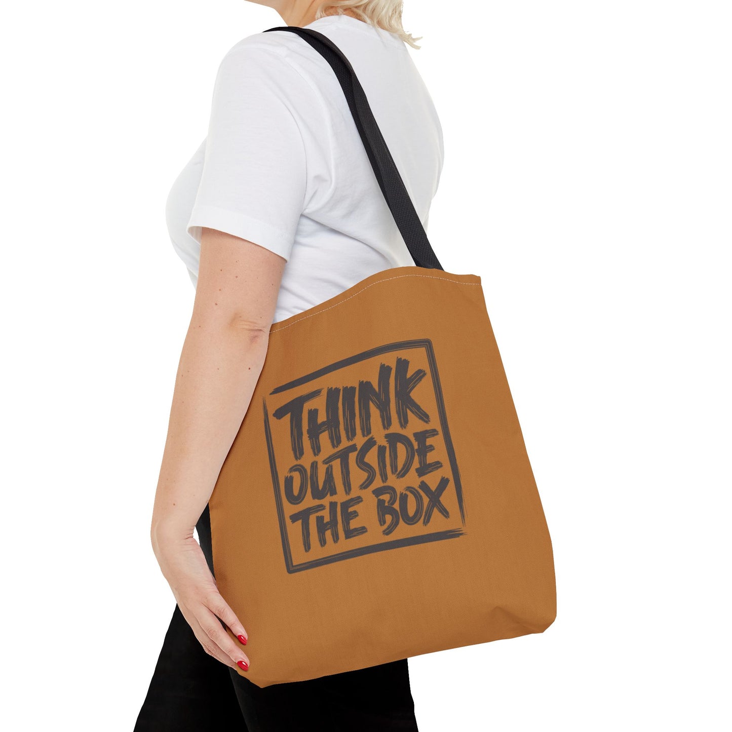 Think Outside The Box Tote Bag (AOP)