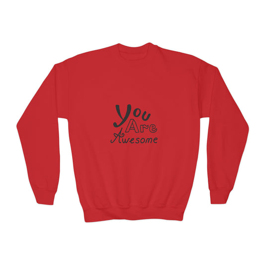You Are Awesome Youth Crewneck Sweatshirt