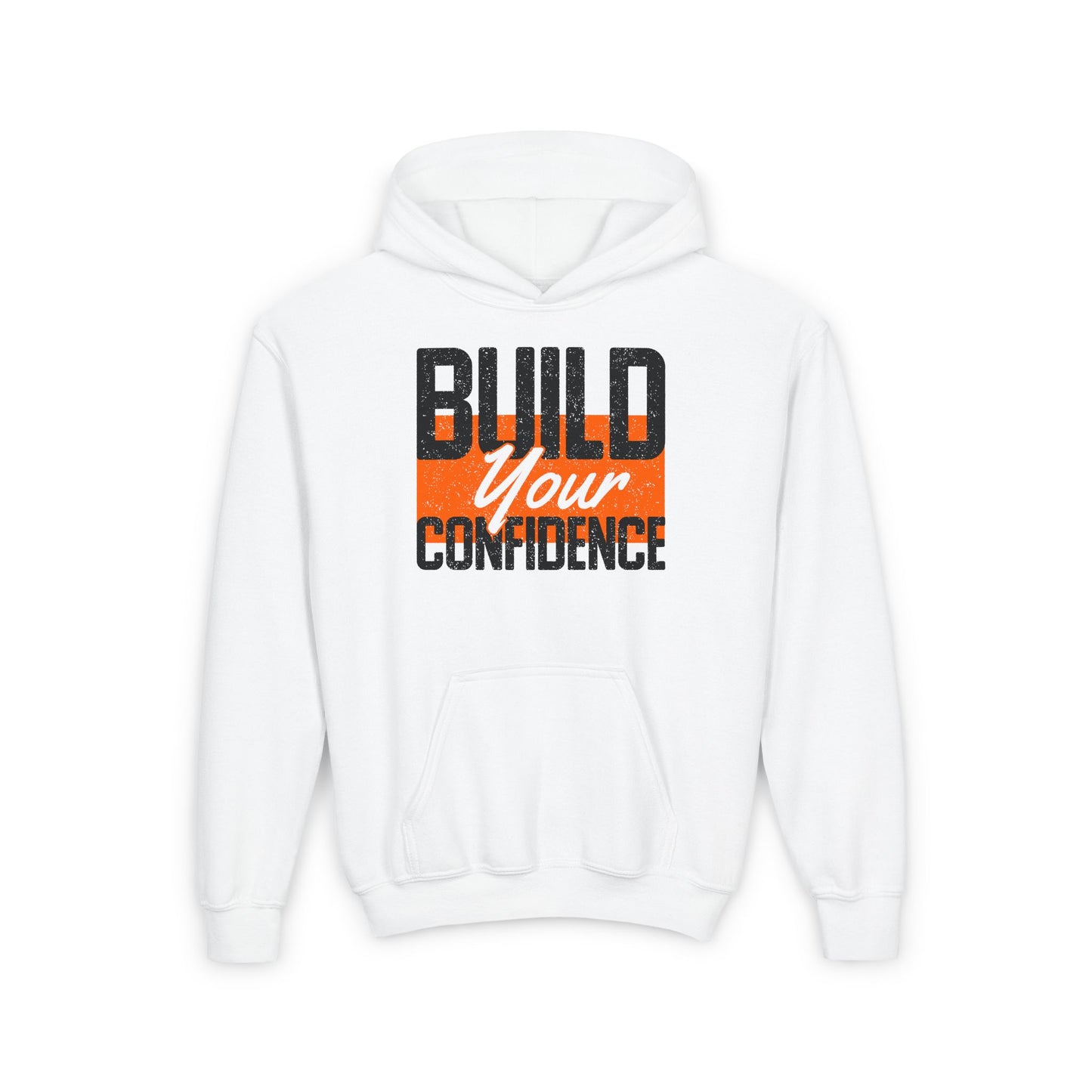 Build Your Confidence Youth Heavy Blend Hooded Sweatshirt