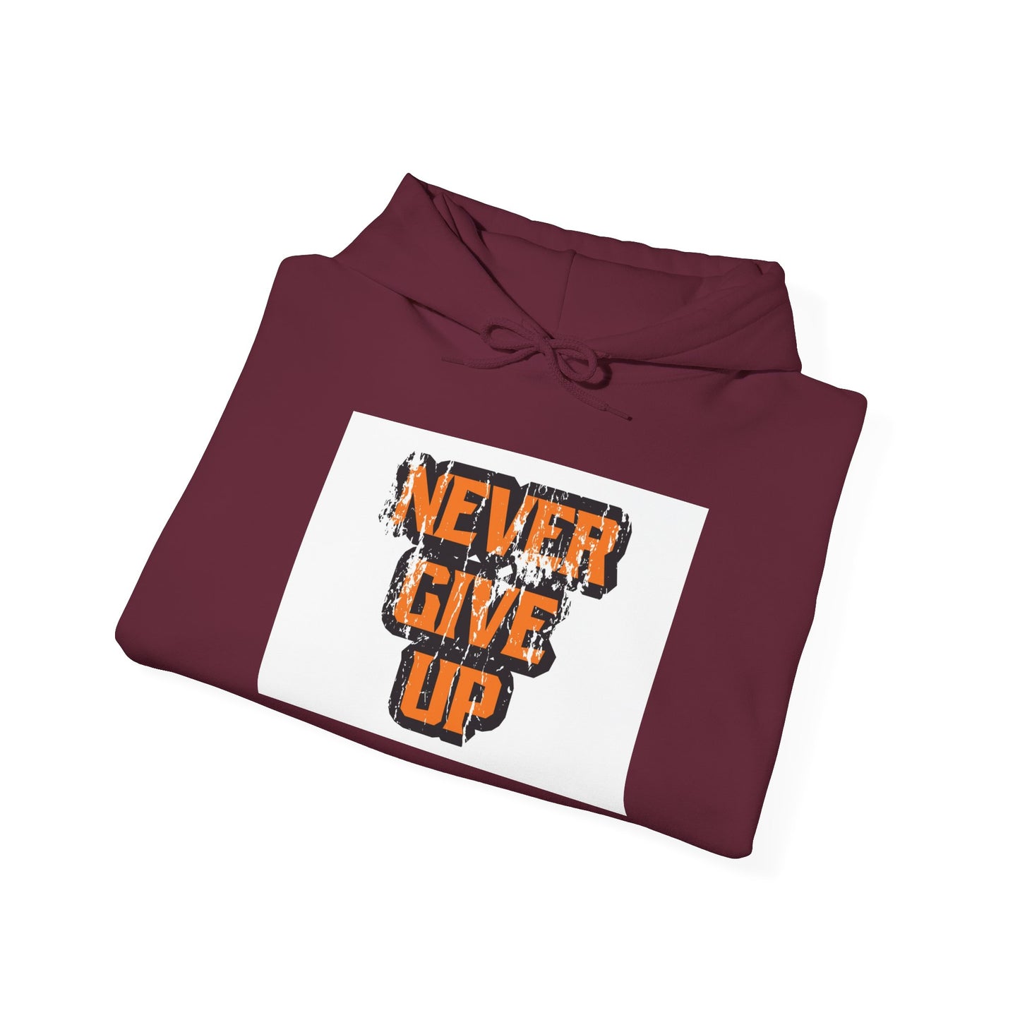 Never Give Up Unisex Heavy Blend™ Hooded Sweatshirt