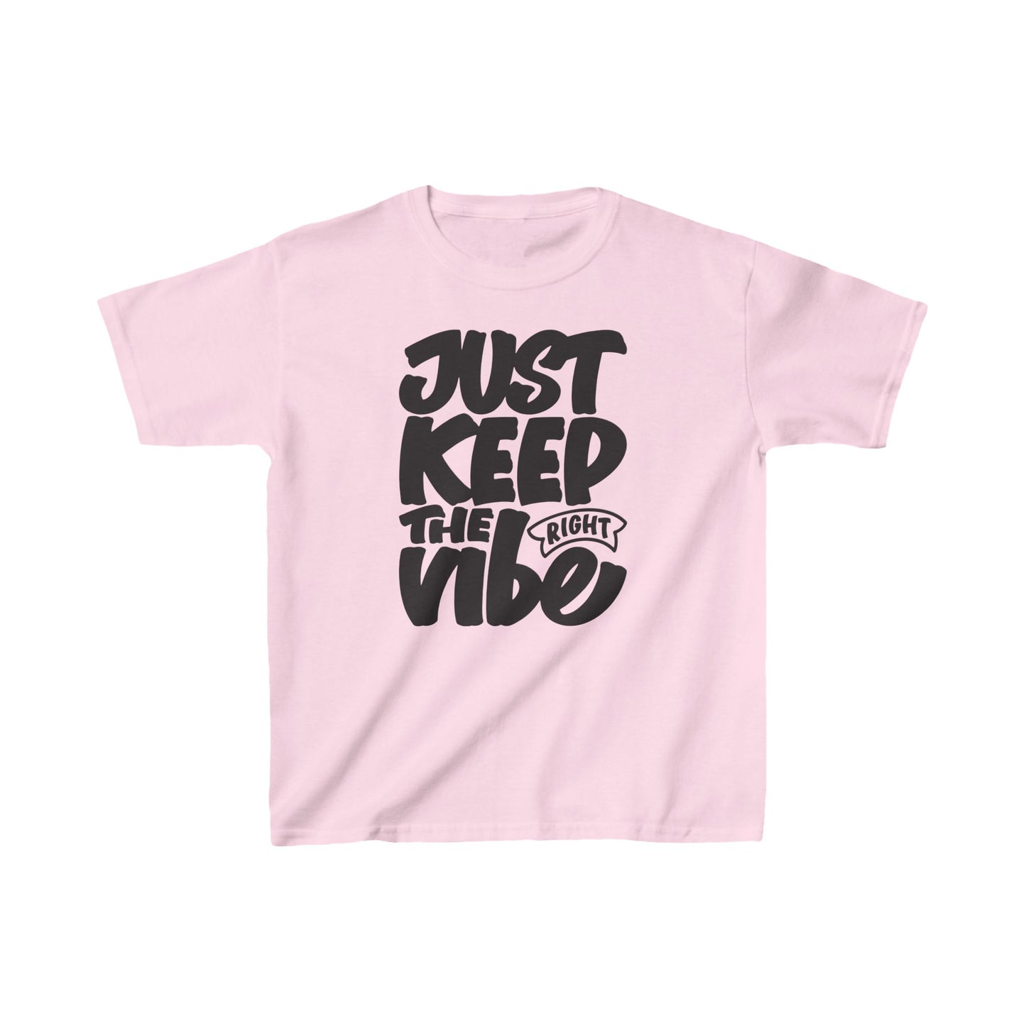 Just Keep The Right Vibe Kids Heavy Cotton™ Tee