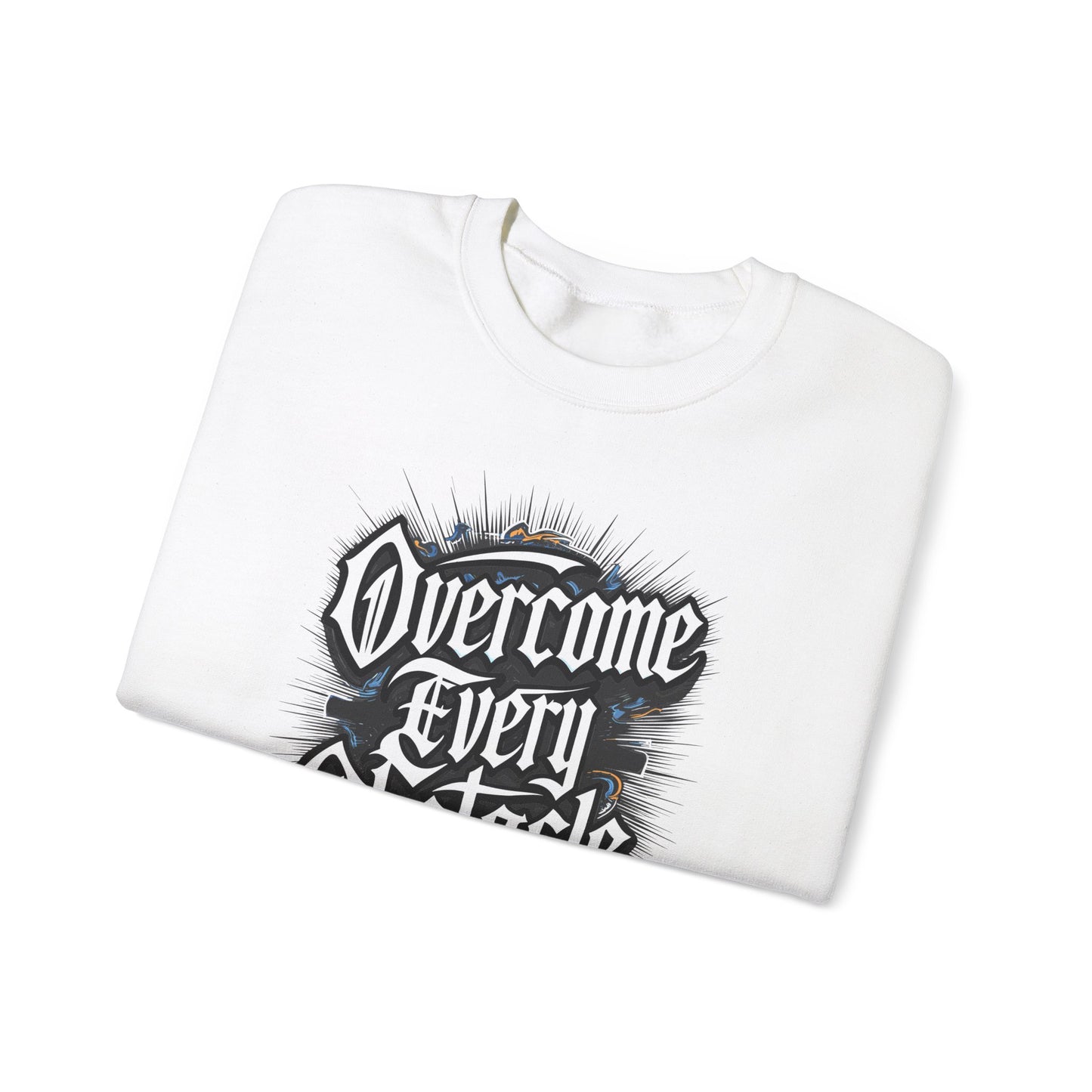 Overcome Every Obstacle Unisex Heavy Blend™ Crewneck Sweatshirt