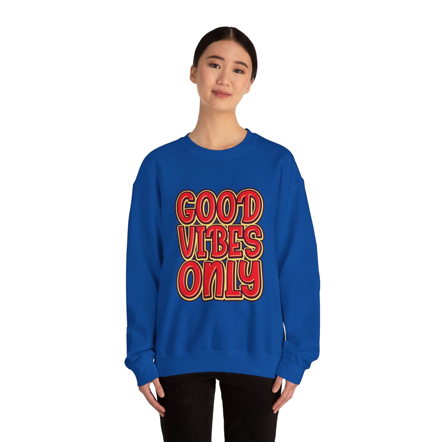 Good Vibes Only Unisex Heavy Blend™ Crewneck Sweatshirt