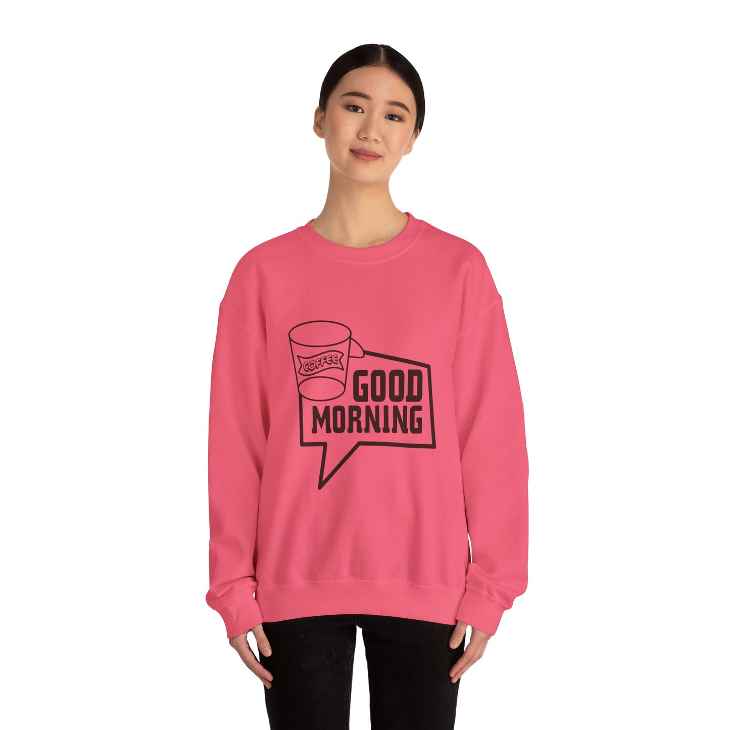 Good Morning Unisex Heavy Blend™ Crewneck Sweatshirt