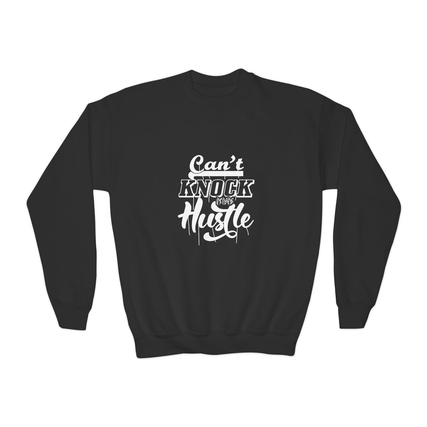 Can't Knock The Hustle Youth Crewneck Sweatshirt