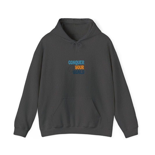 Conquer Your Goals Unisex Heavy Blend™ Hooded Sweatshirt