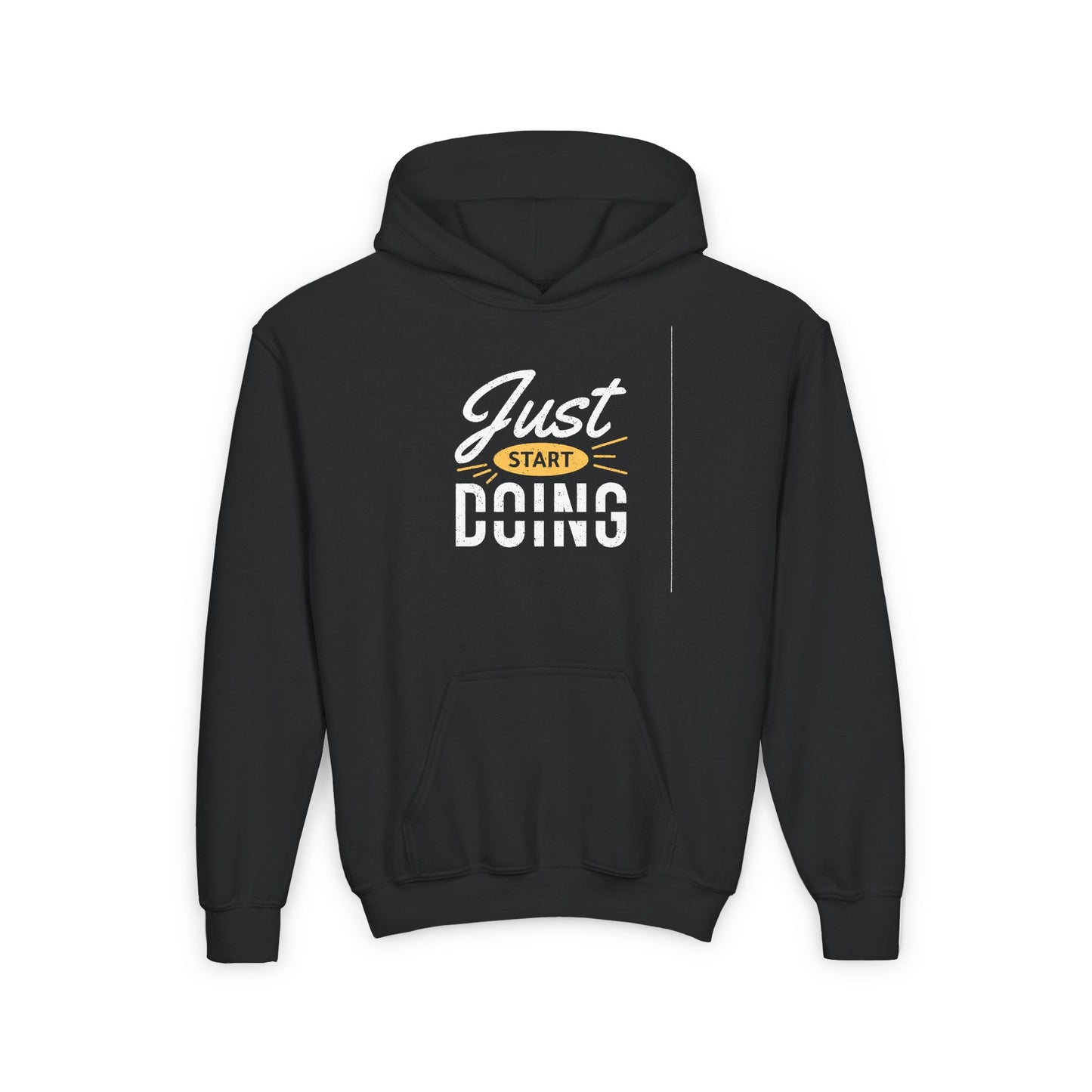 Just Start Doing Youth Heavy Blend Hooded Sweatshirt