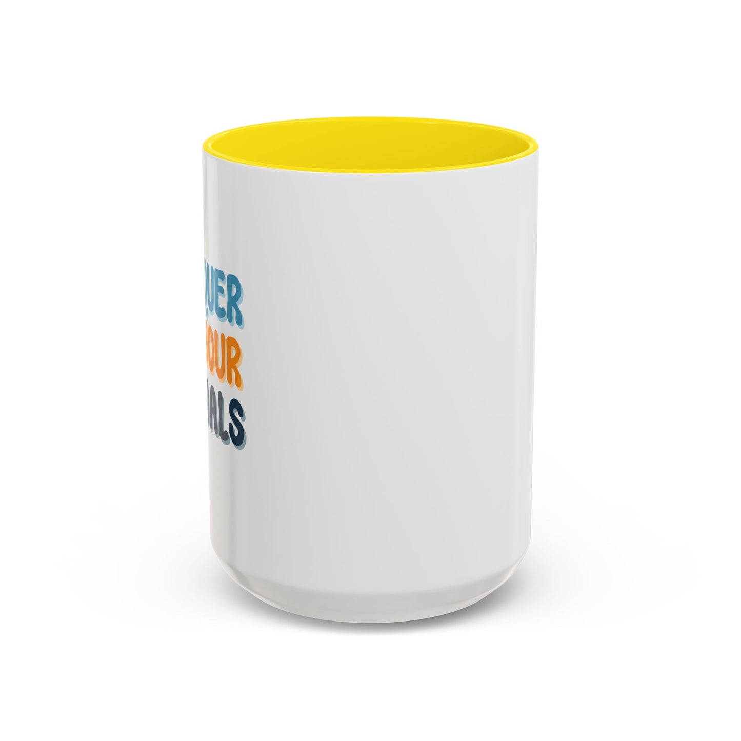 Conquer Your Goals Accent Coffee Mug (11, 15oz)