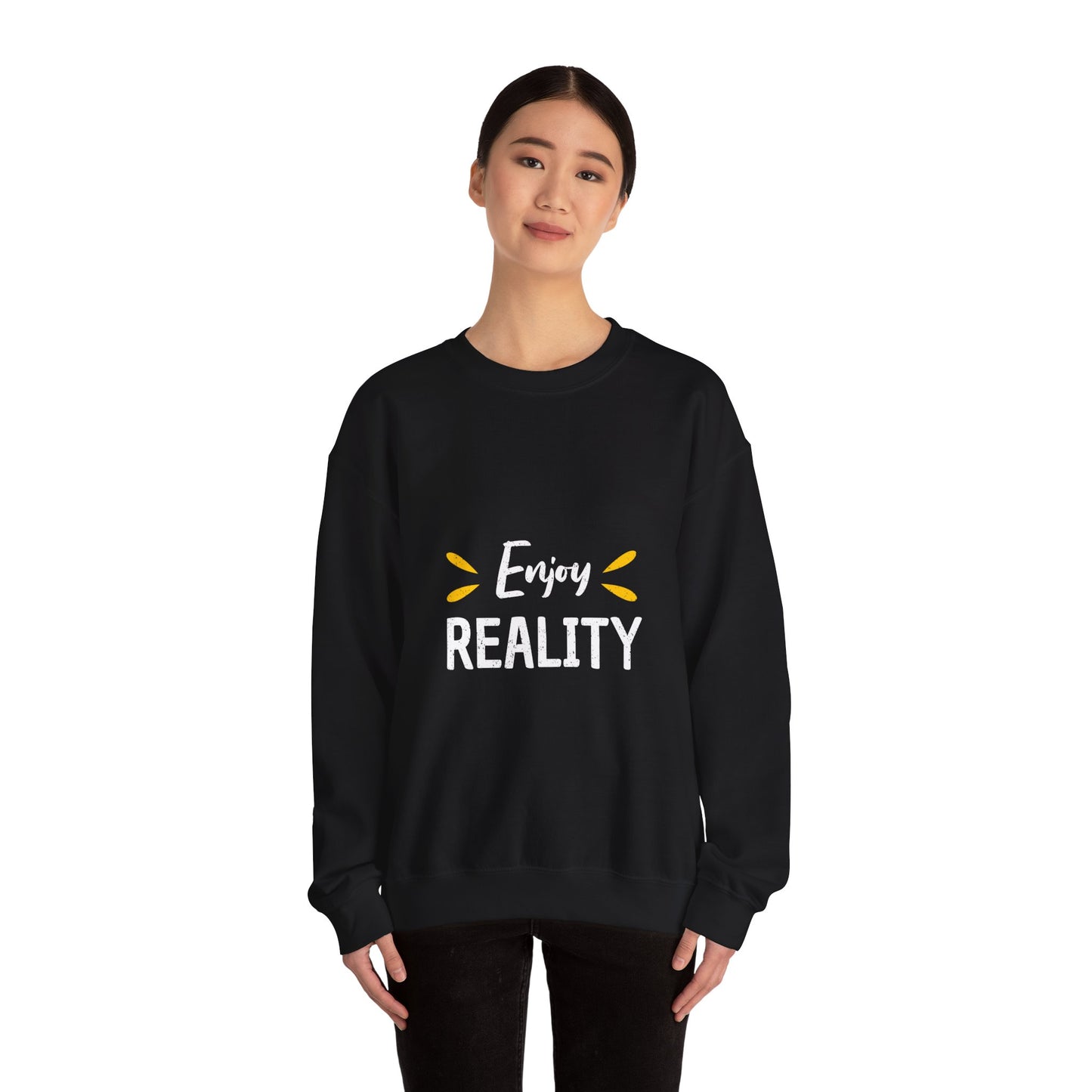 Enjoy Reality Unisex Heavy Blend™ Crewneck Sweatshirt