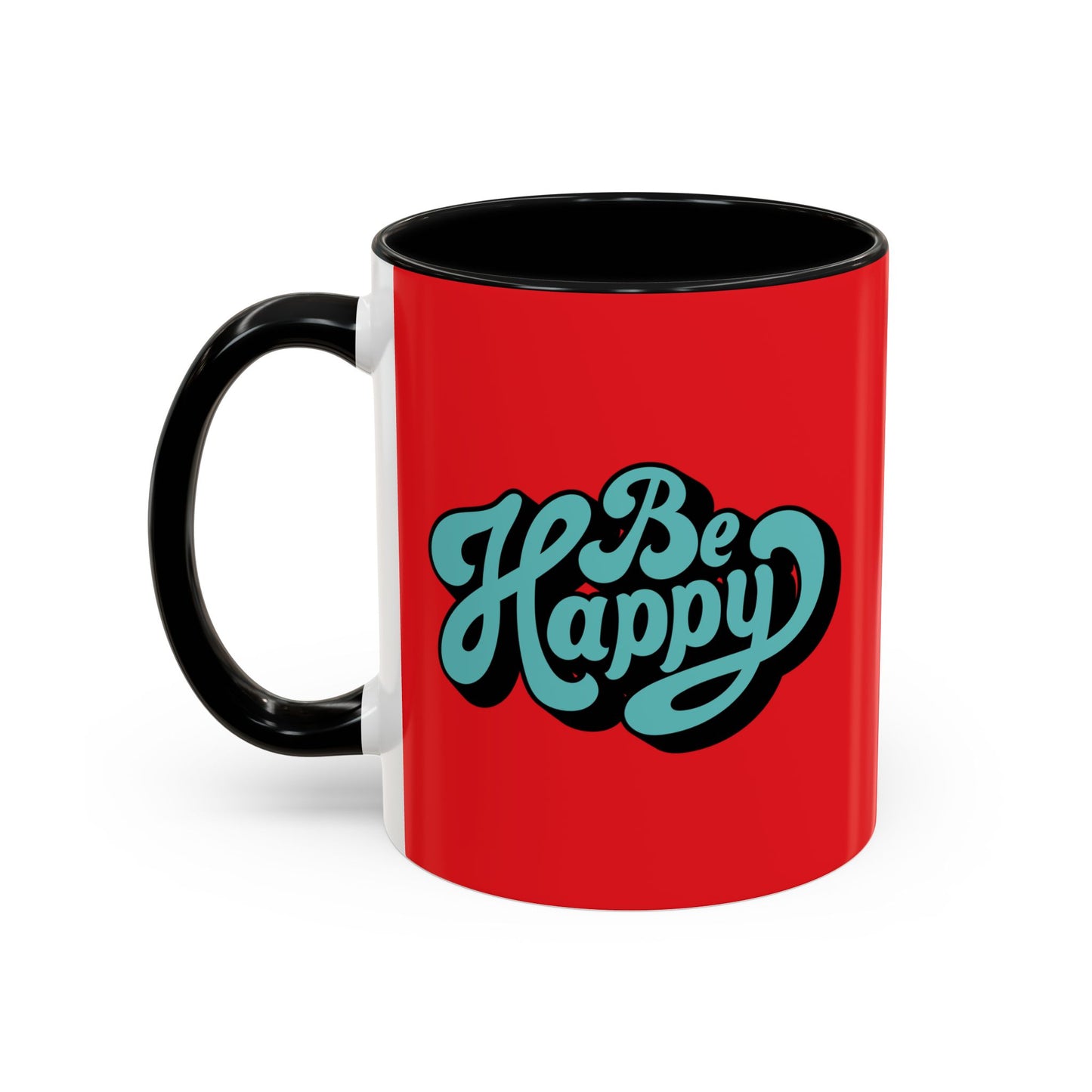 Be Happy Accent Coffee Mug (11, 15oz)