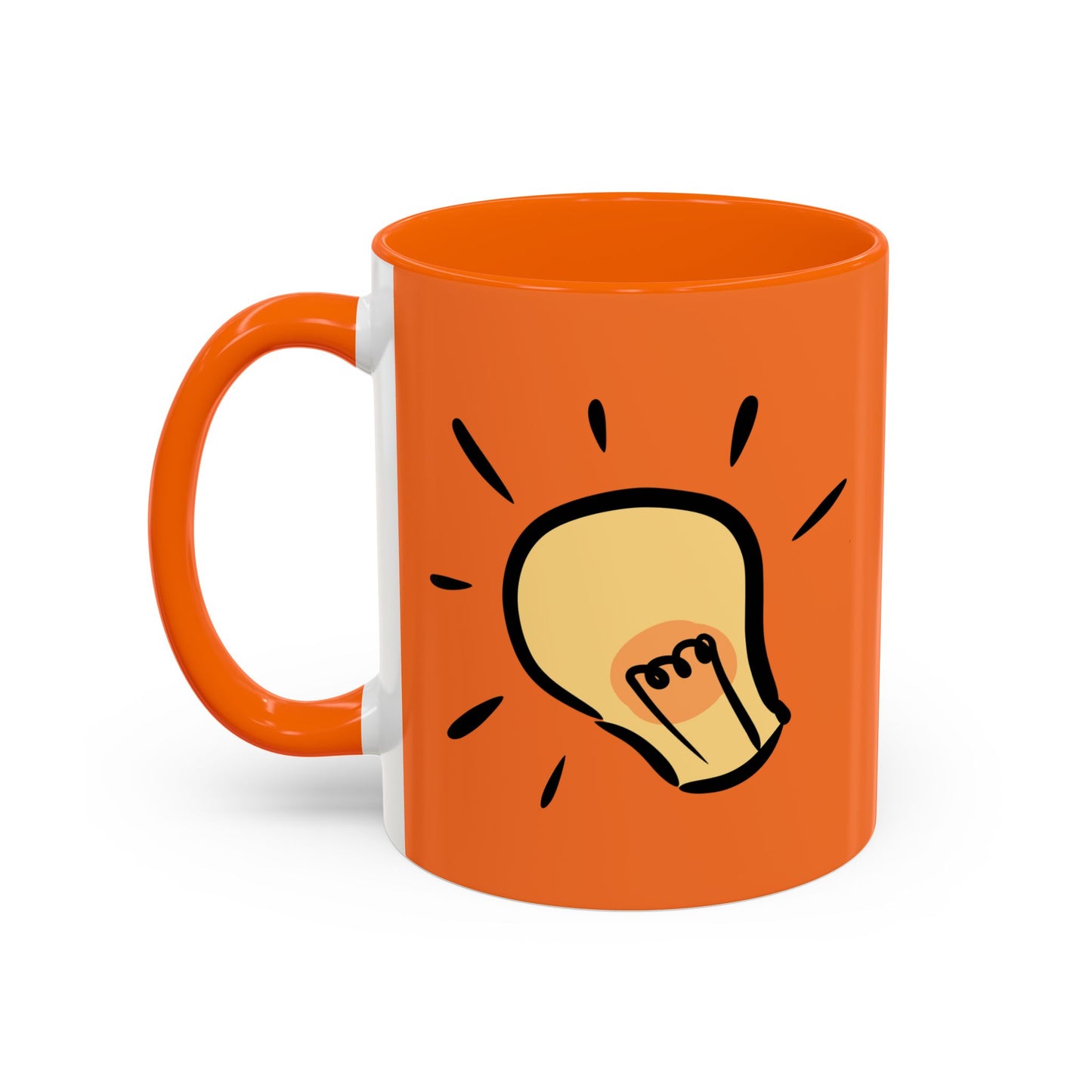 Light Bulb Accent Coffee Mug (11, 15oz)