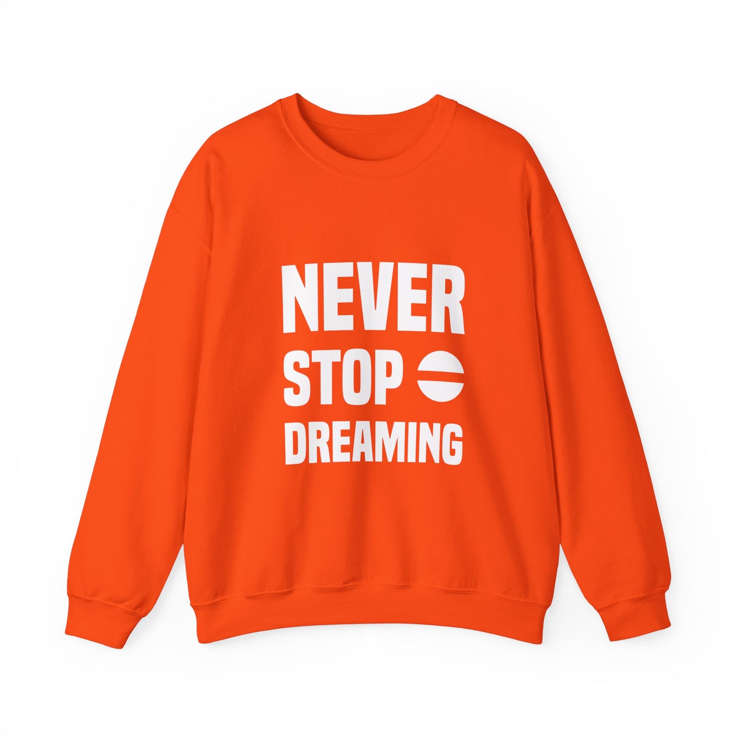 Never Stop Dreaming Unisex Heavy Blend™ Crewneck Sweatshirt