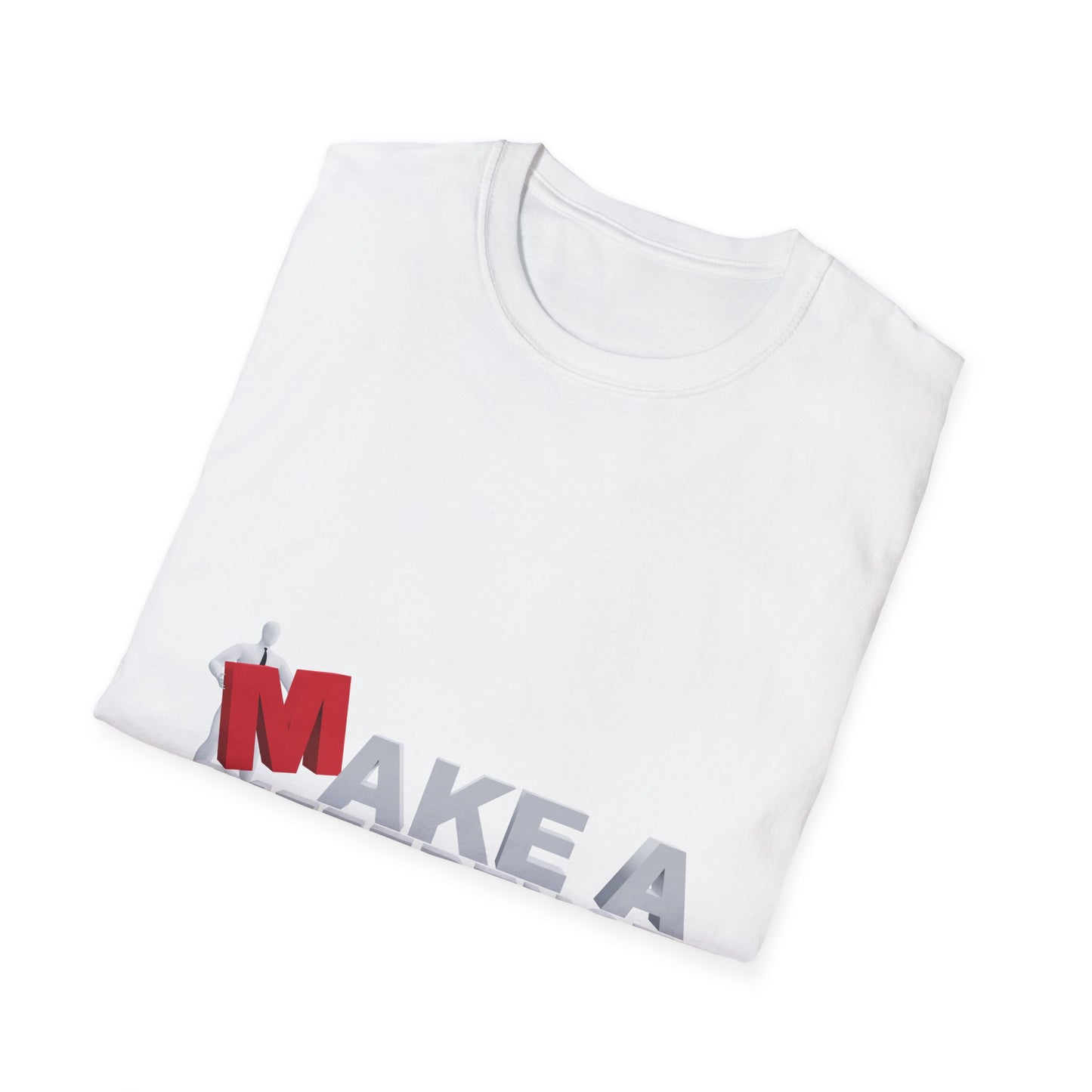 Make A Difference  Unisex Softstyle T-Shirt