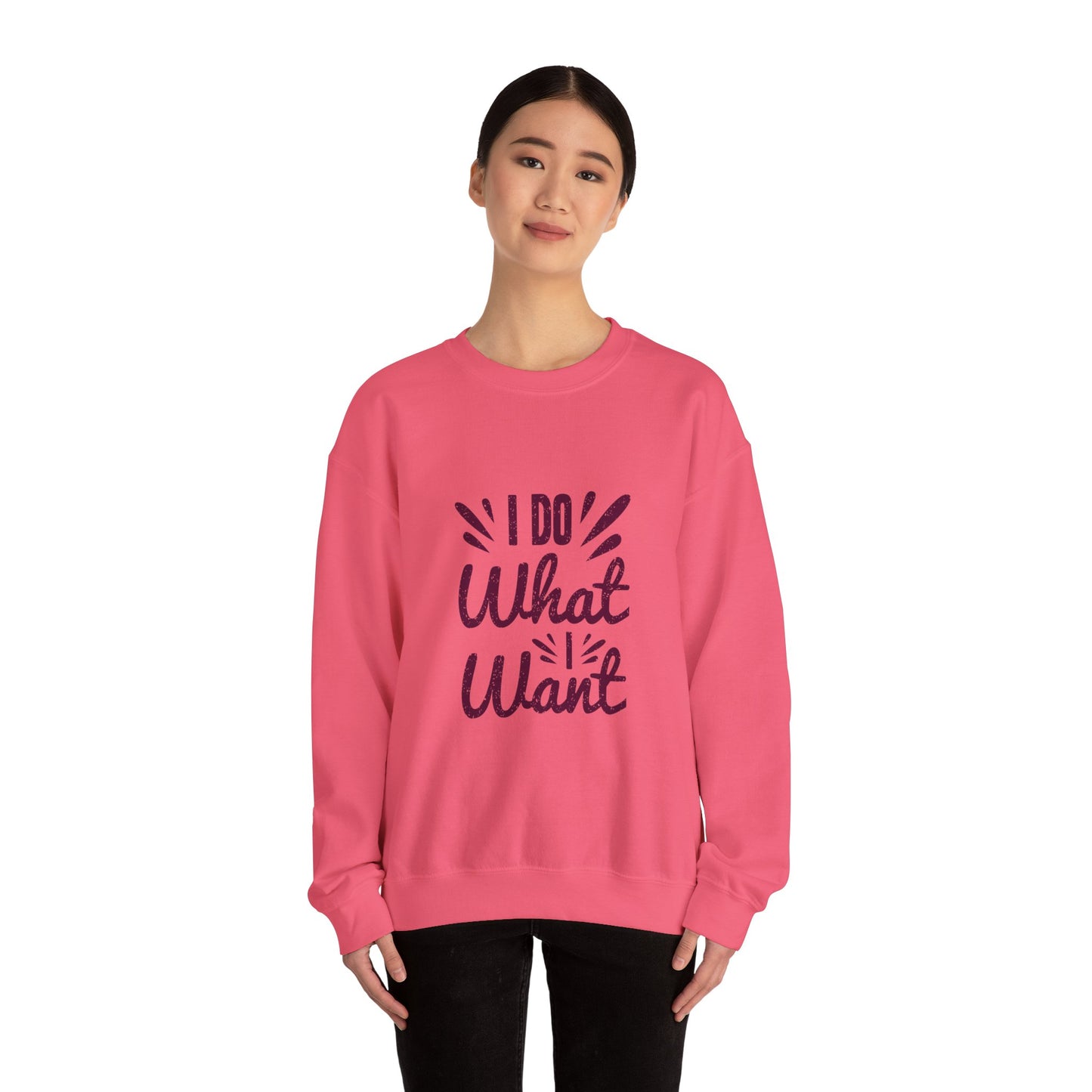 I Do What I Want Unisex Heavy Blend™ Crewneck Sweatshirt