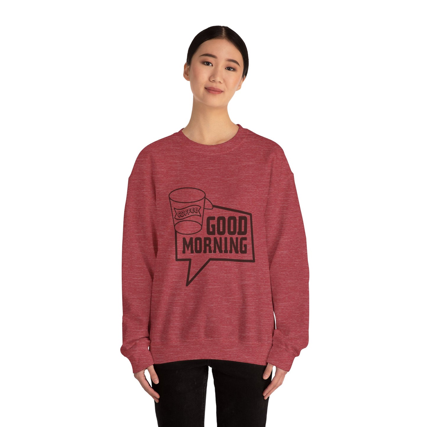 Good Morning Unisex Heavy Blend™ Crewneck Sweatshirt