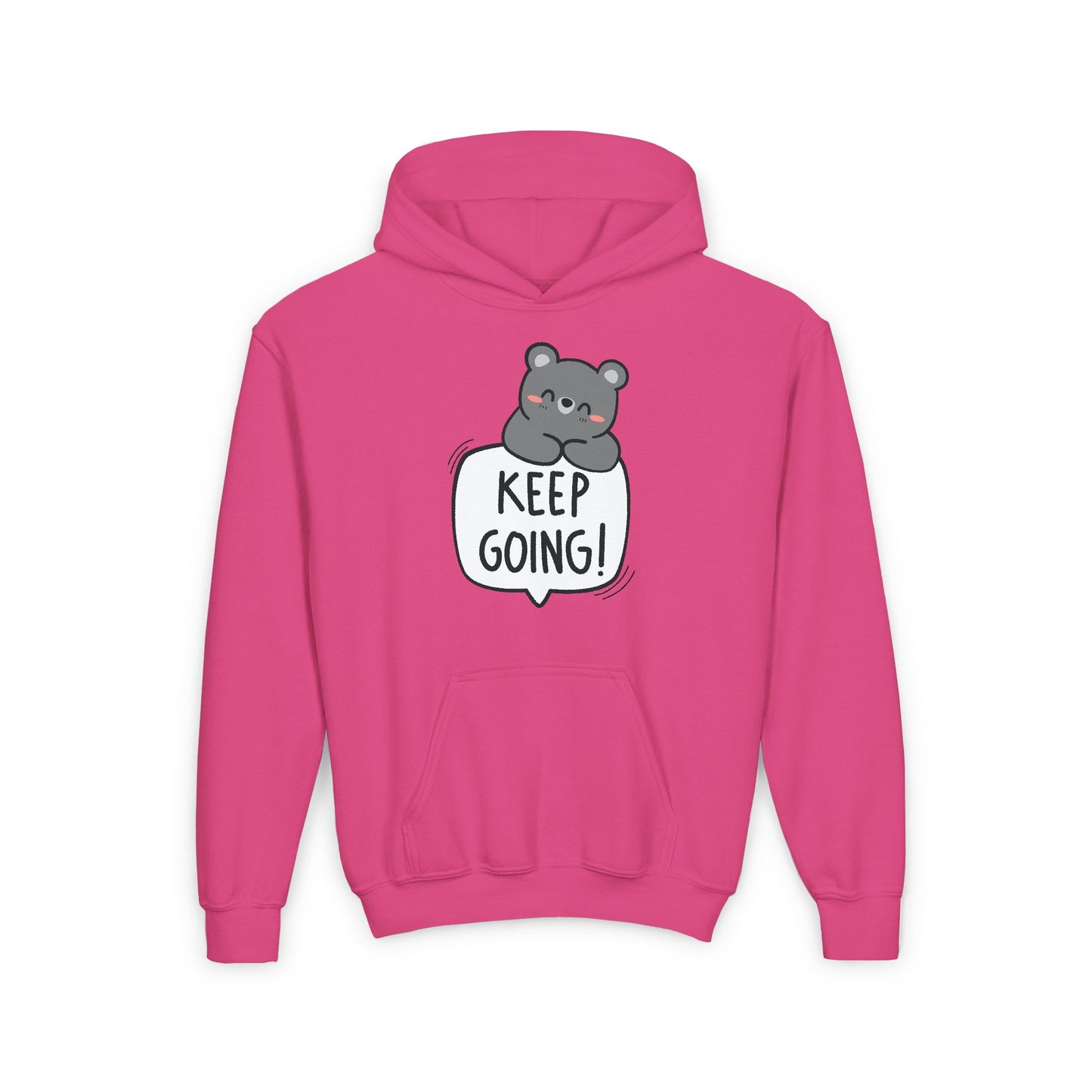 Keep Going Youth Heavy Blend Hooded Sweatshirt