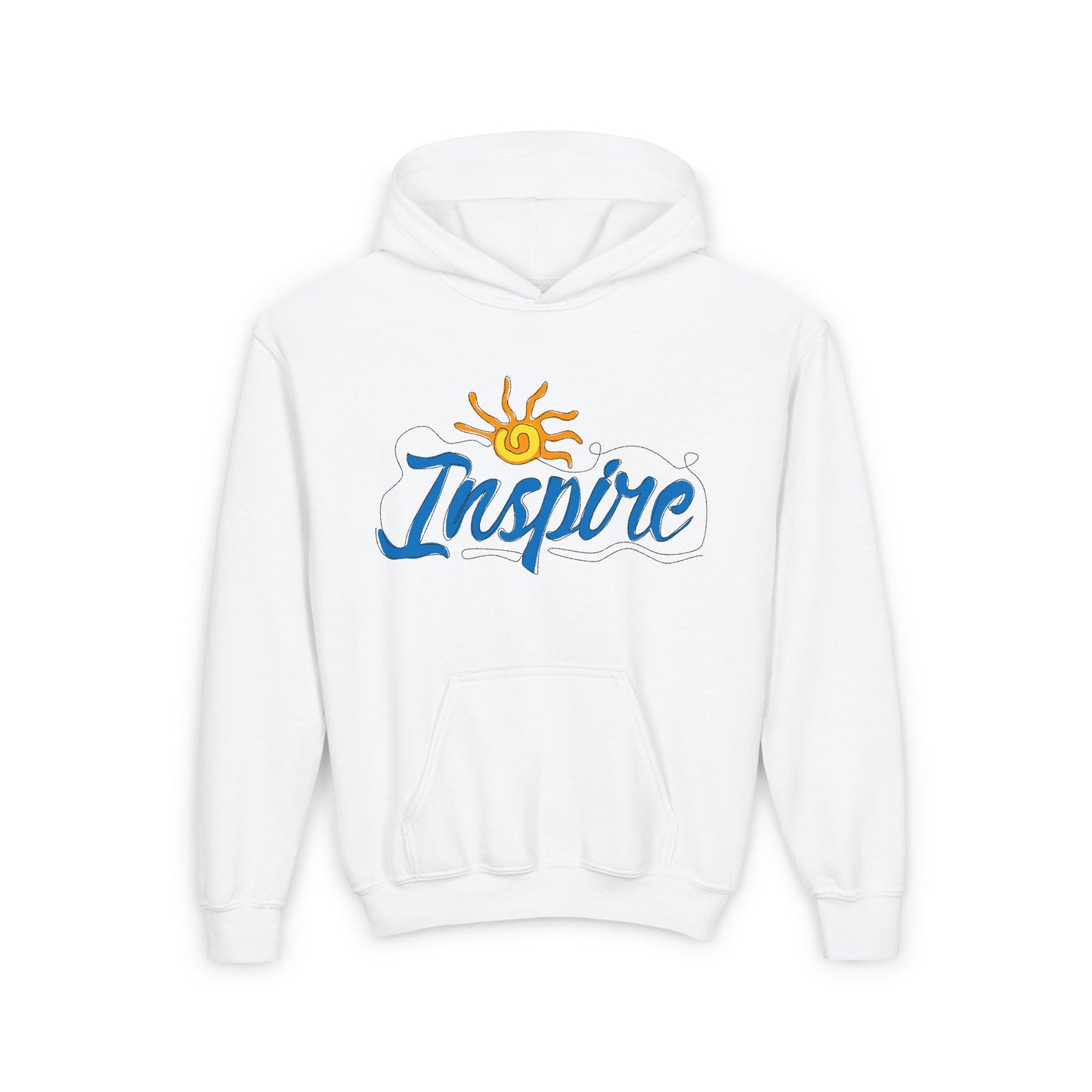 Inspire Youth Heavy Blend Hooded Sweatshirt