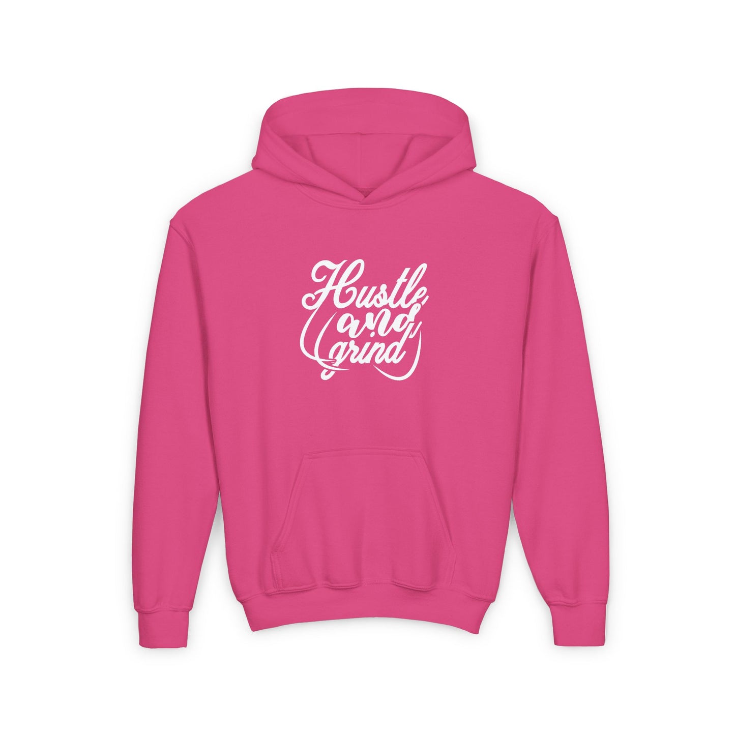 Hustle And Grind Youth Heavy Blend Hooded Sweatshirt