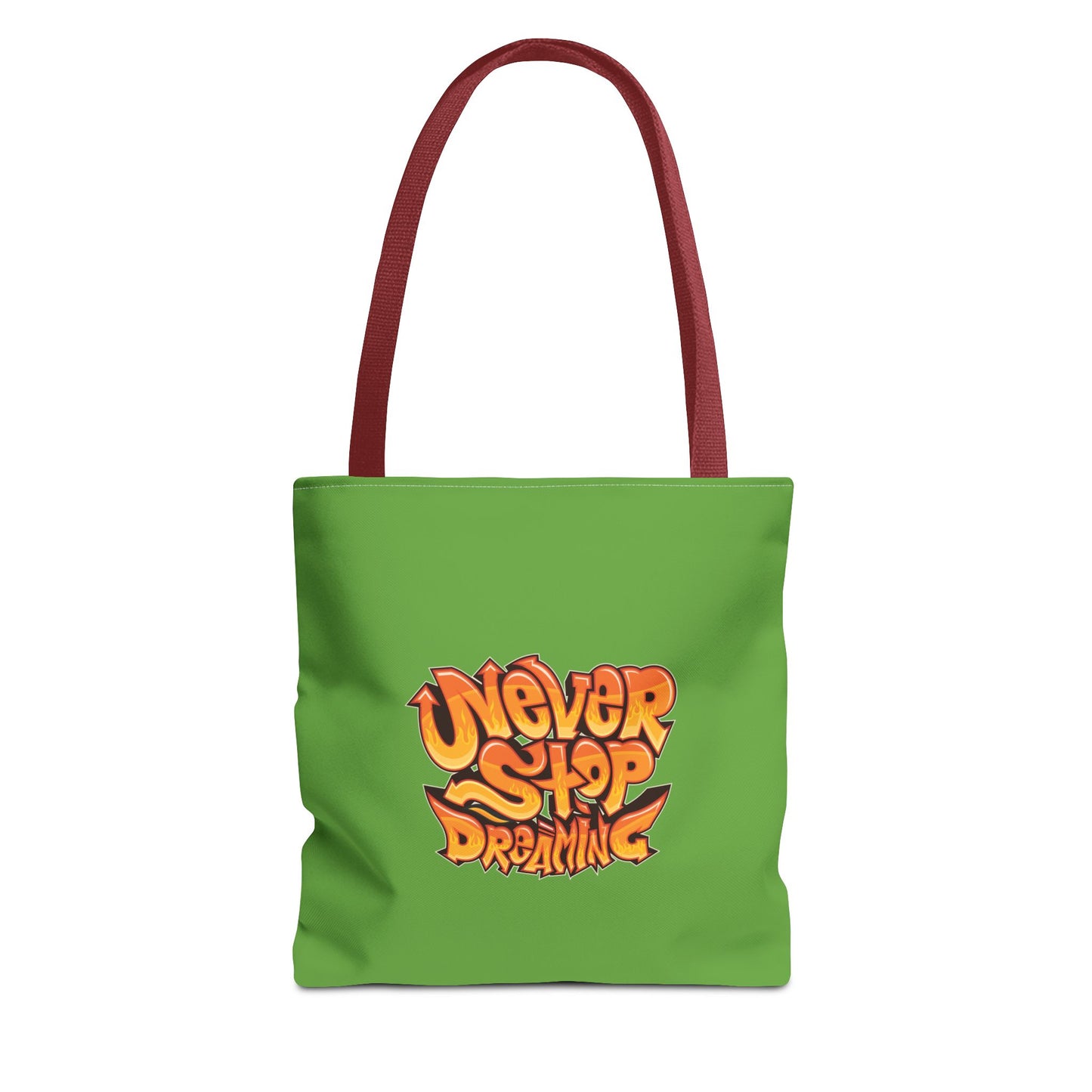 Never Stop Dreaming Tote Bag (AOP)