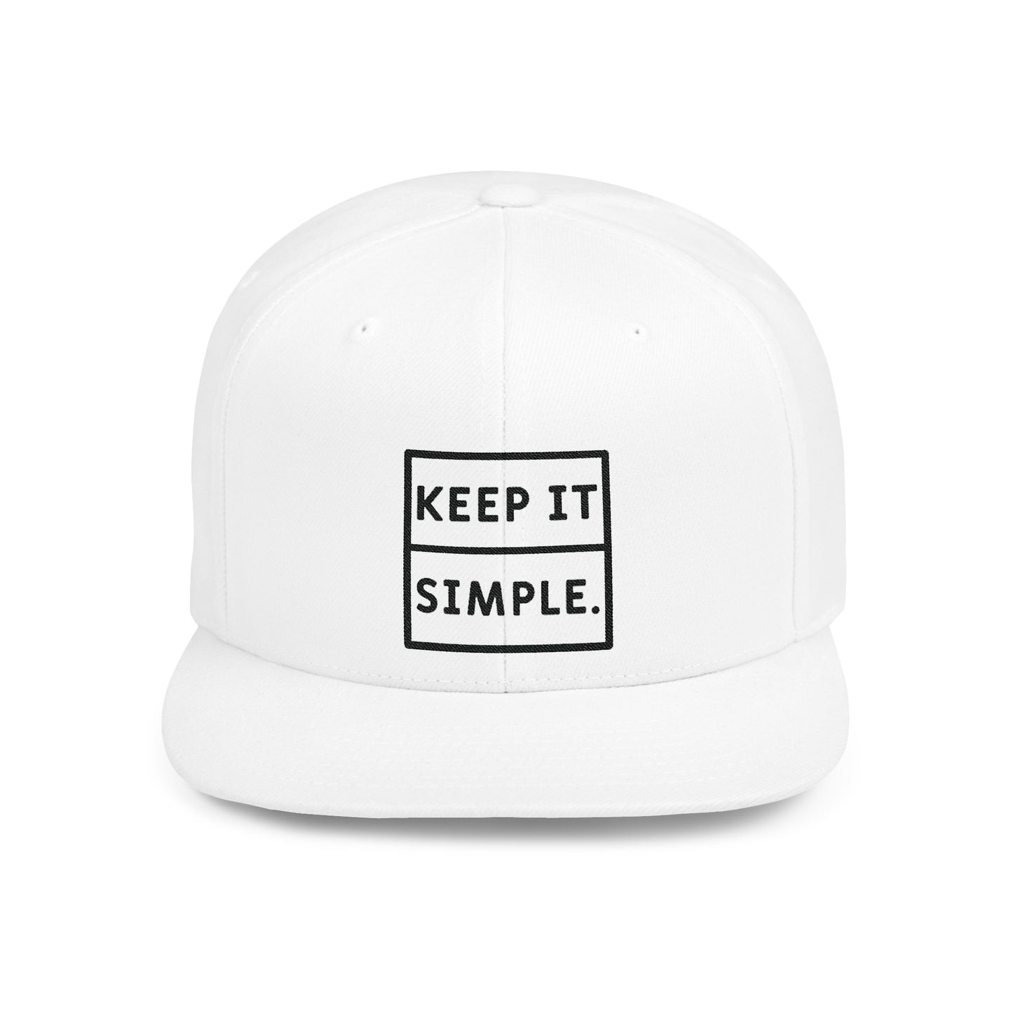 Keep It Simple Flat Bill Snapback