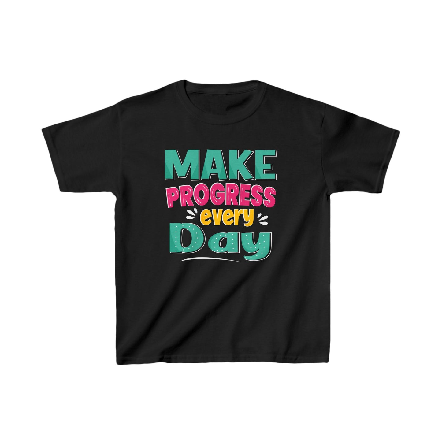 Make Progress Every Day Kids Heavy Cotton™ Tee