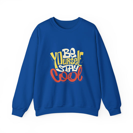 Be Yourself Stay Cool Unisex Heavy Blend™ Crewneck Sweatshirt
