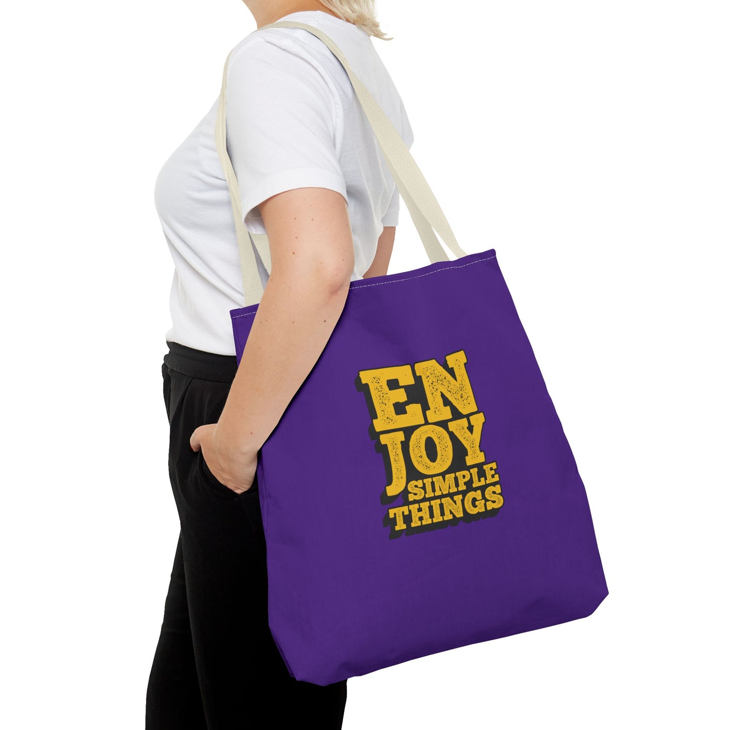 Enjoy Simple Things Tote Bag (AOP)