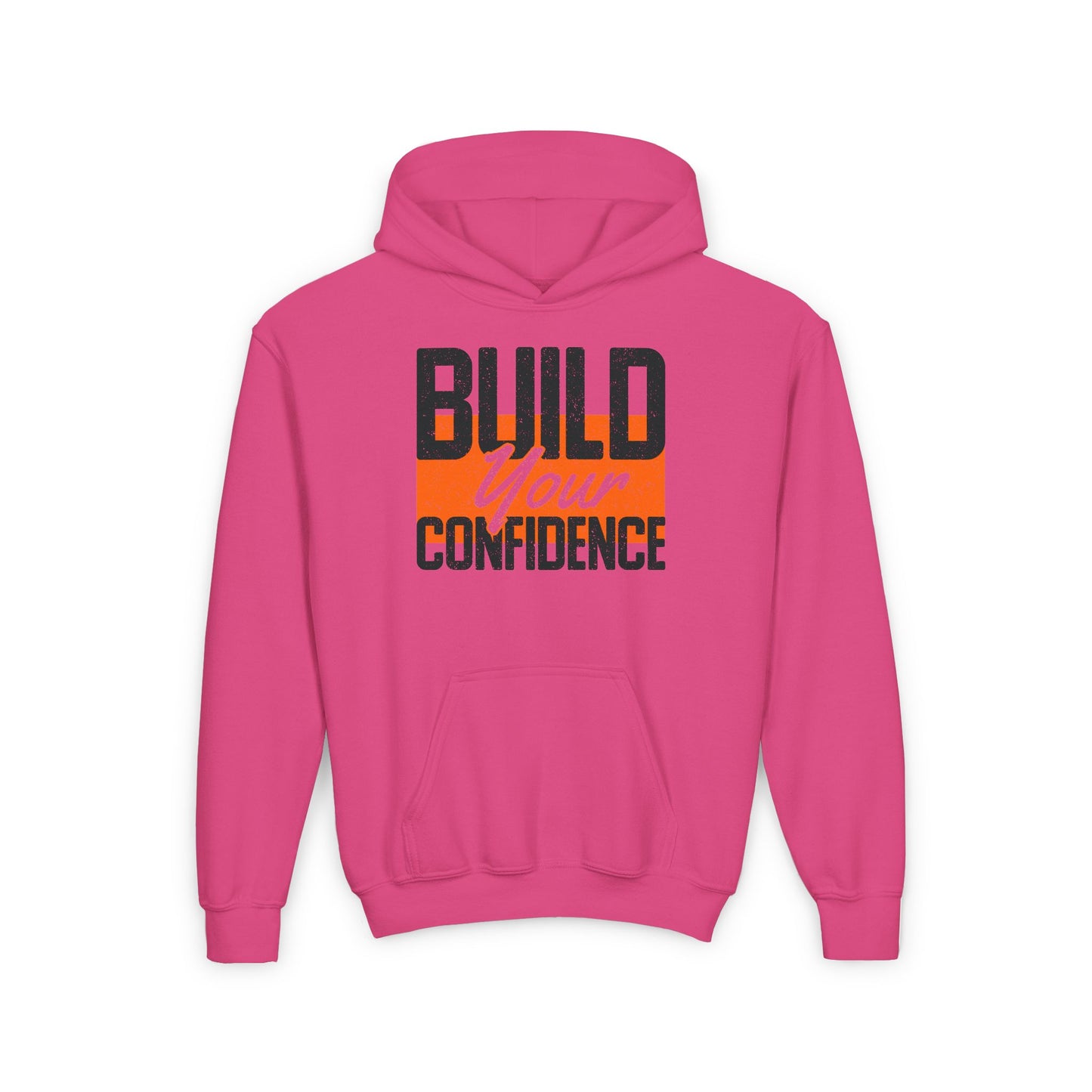 Build Your Confidence Youth Heavy Blend Hooded Sweatshirt