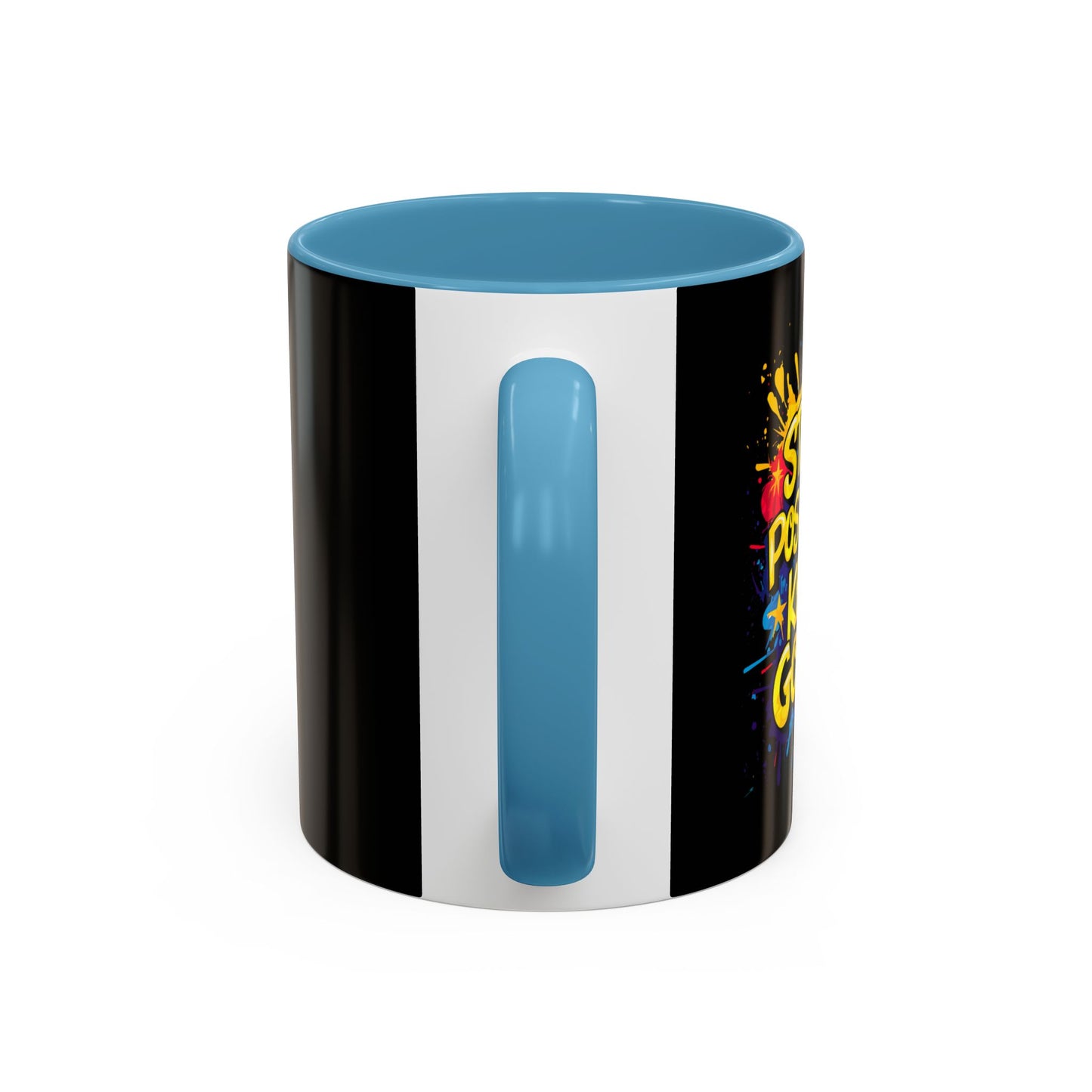 Stay Positive Keep Going Accent Coffee Mug (11, 15oz)