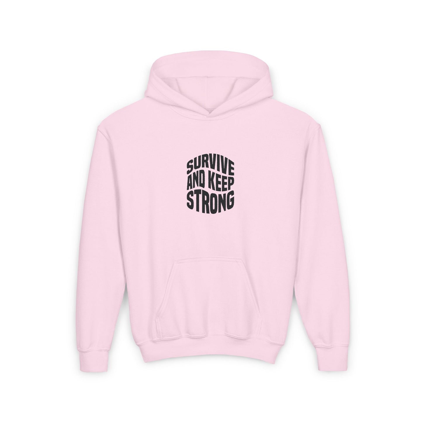Survive And Keep Strong Youth Heavy Blend Hooded Sweatshirt