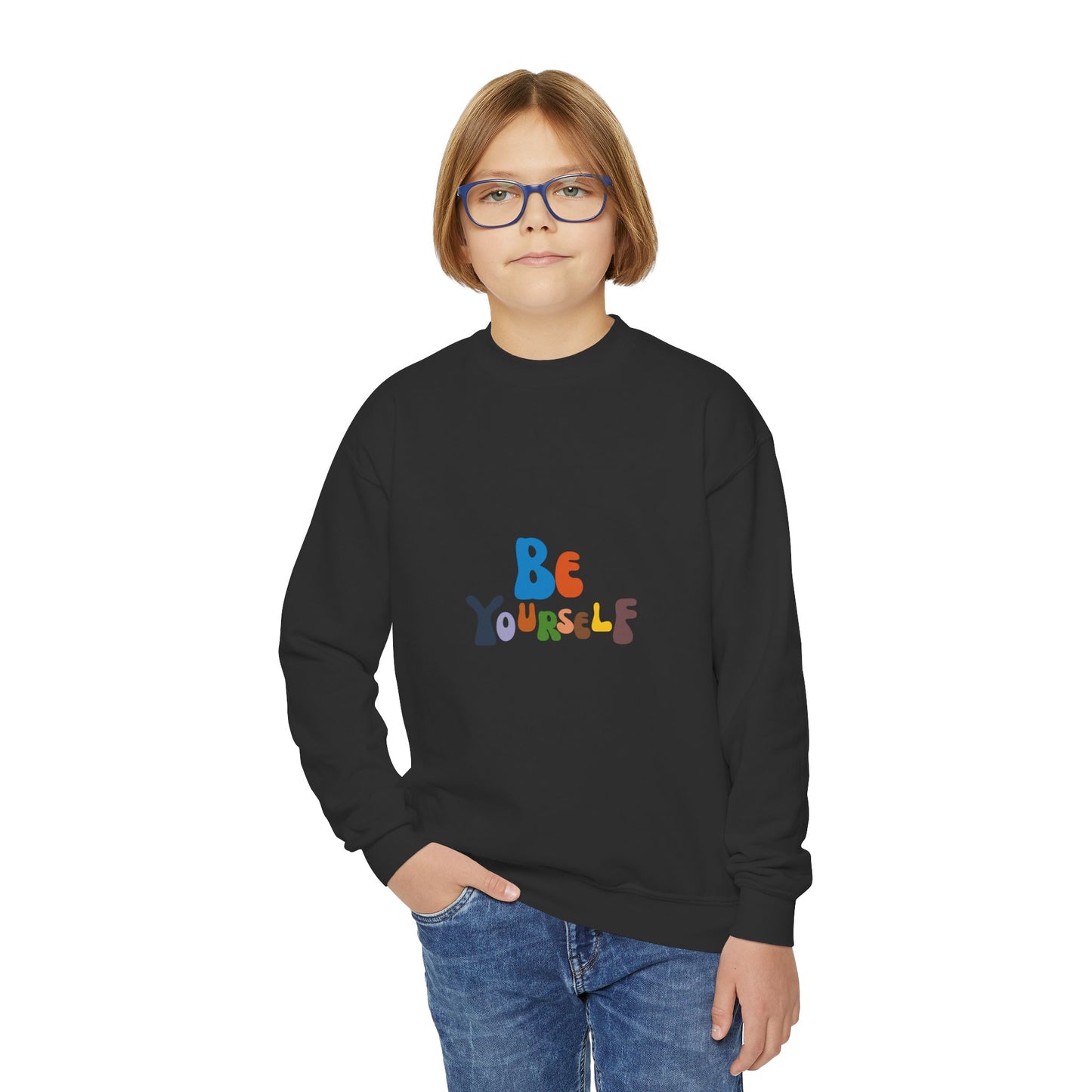 Be Yourself Youth Crewneck Sweatshirt