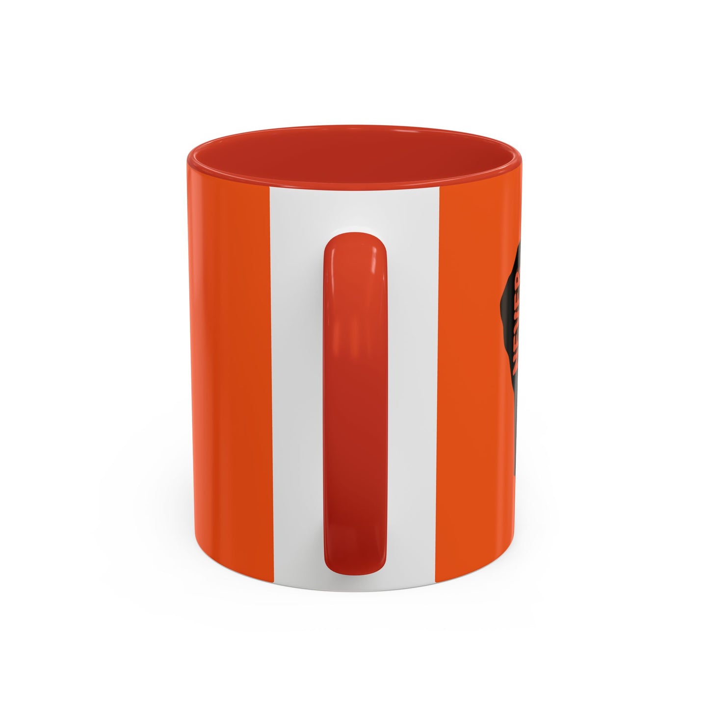 Never Give Up Accent Coffee Mug (11, 15oz)