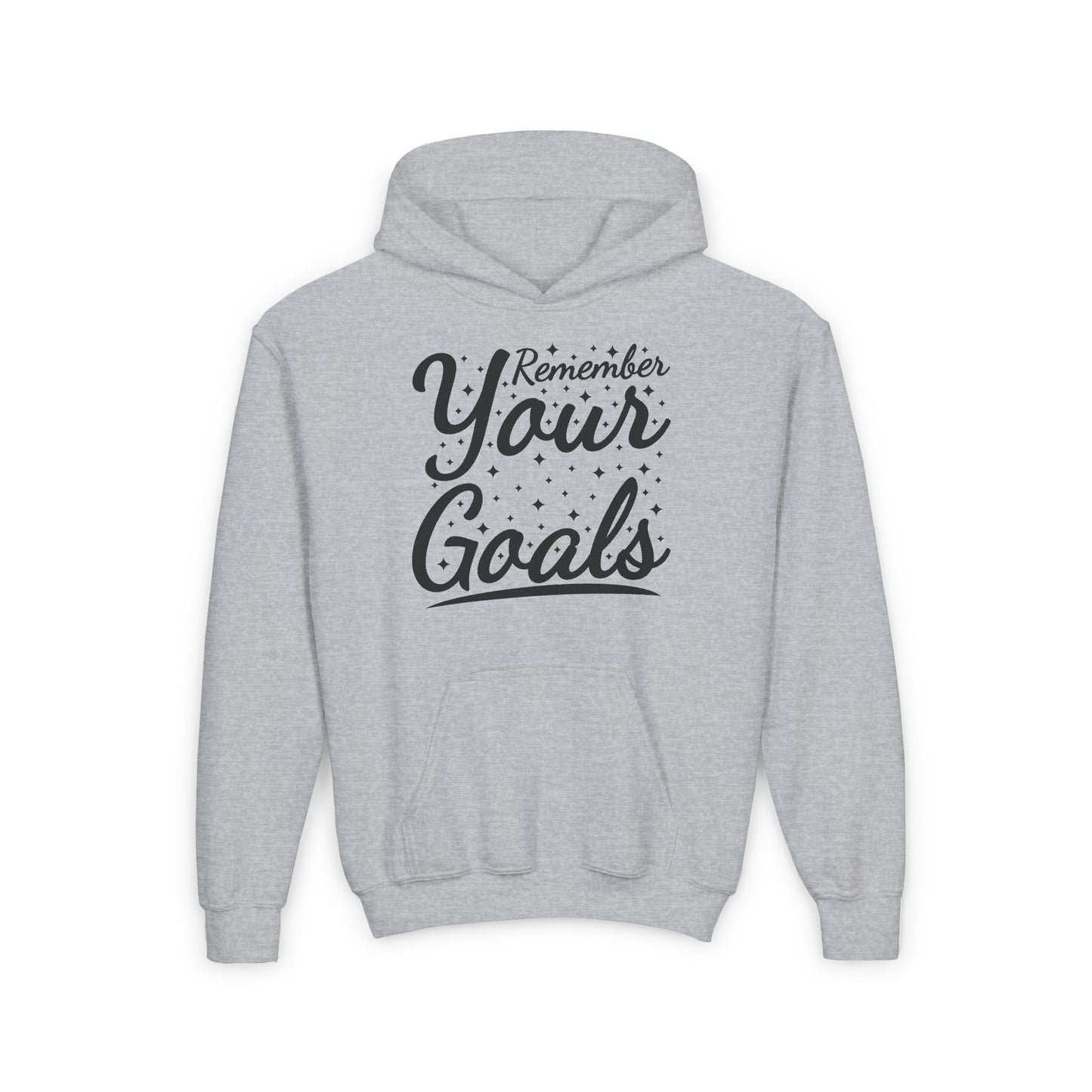 Remember Your Goals Youth Heavy Blend Hooded Sweatshirt