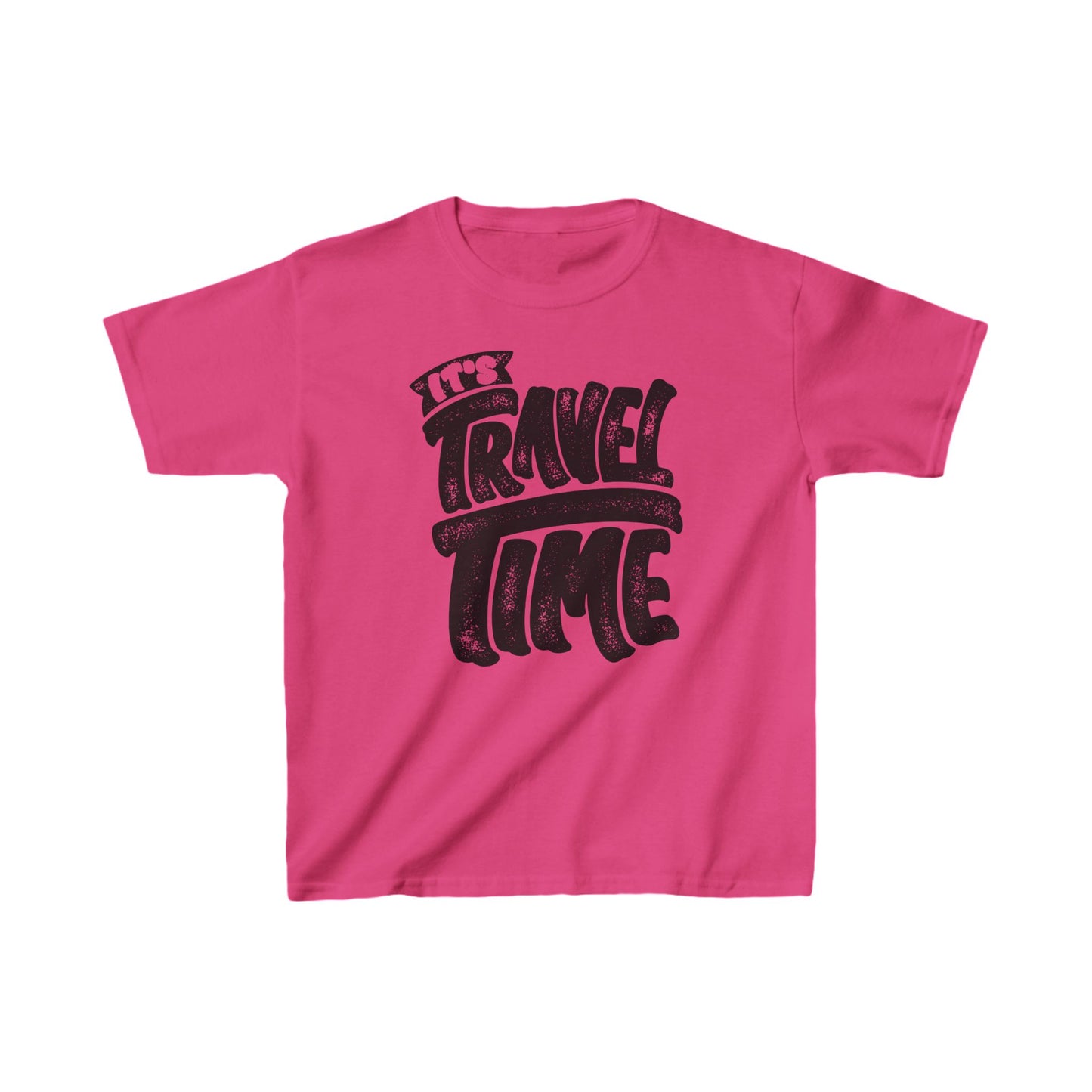 It's Travel Time Kids Heavy Cotton™ Tee