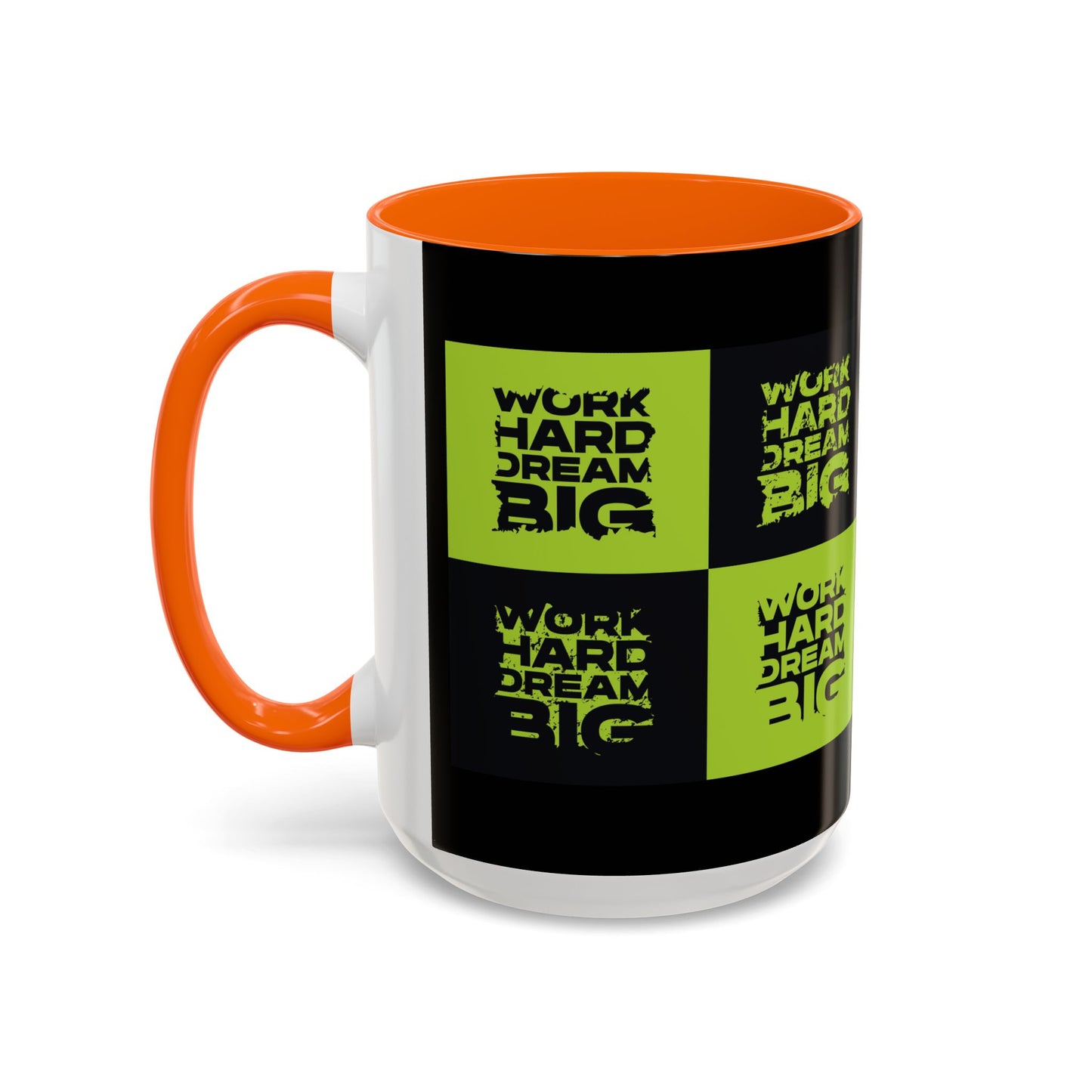 Work Hard Dream Big Accent Coffee Mug (11, 15oz)