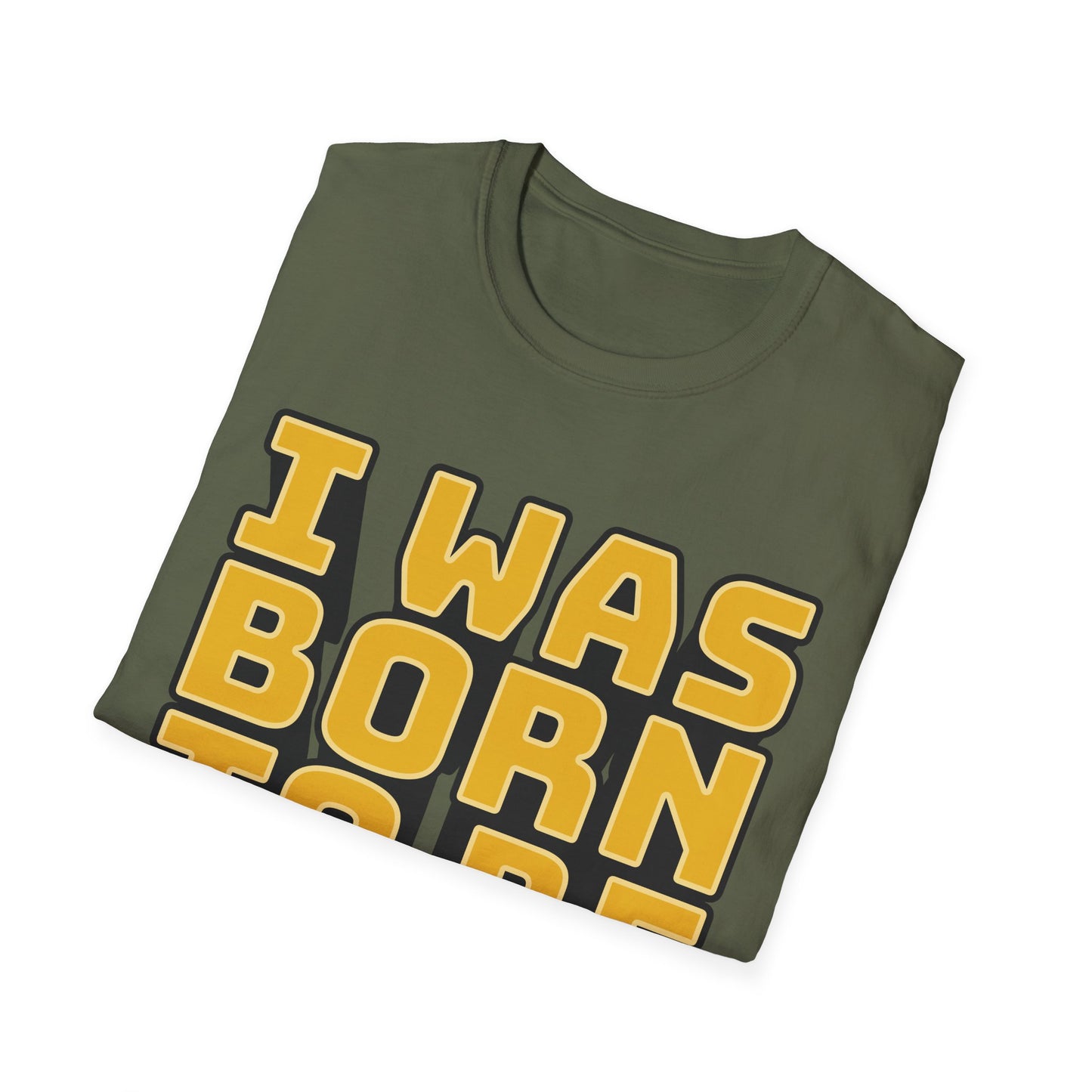 I Was Born To Be Handsome Unisex Softstyle T-Shirt