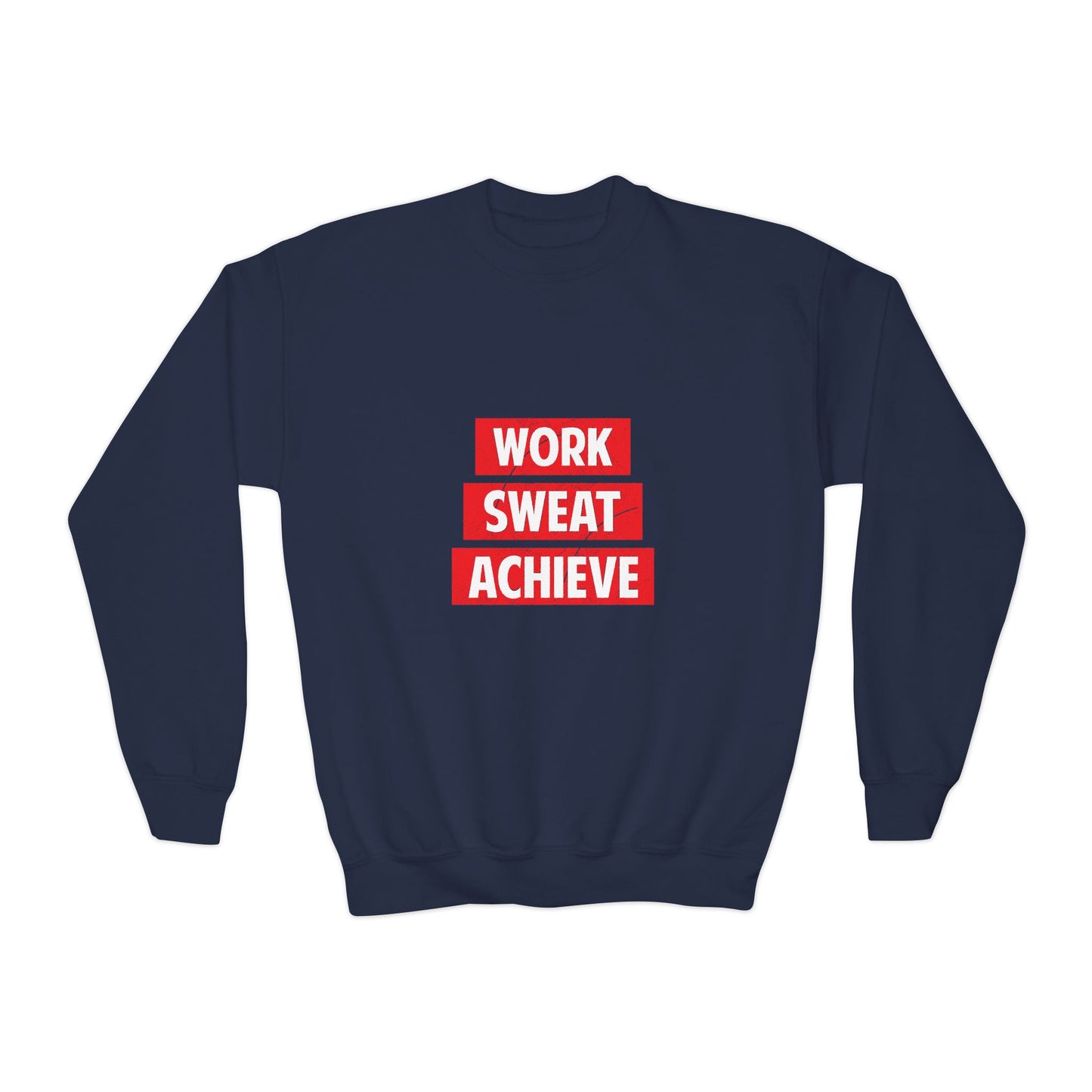 Work Sweat Achieve Youth Crewneck Sweatshirt