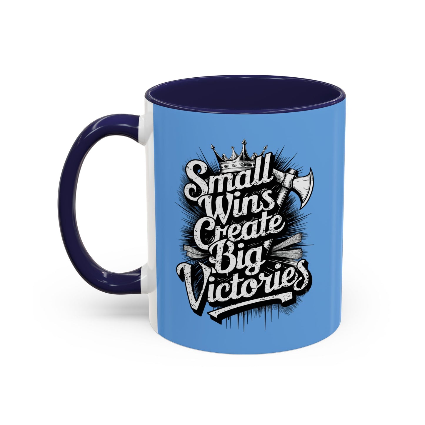 Small Wings Create Big Victories Accent Coffee Mug (11, 15oz)