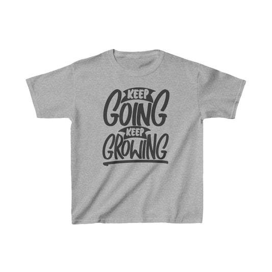 Keep Going Keep Growing Kids Heavy Cotton™ Tee