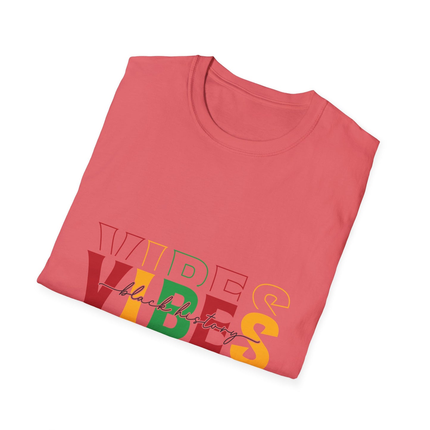 Vibes Black History Unisex Softstyle T-Shirt