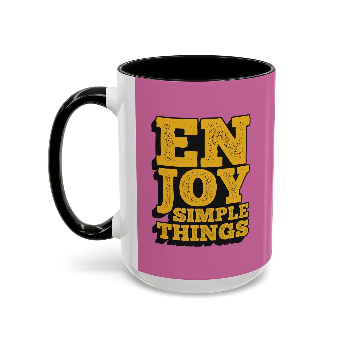 Enjoy Simple Things Accent Coffee Mug (11, 15oz)