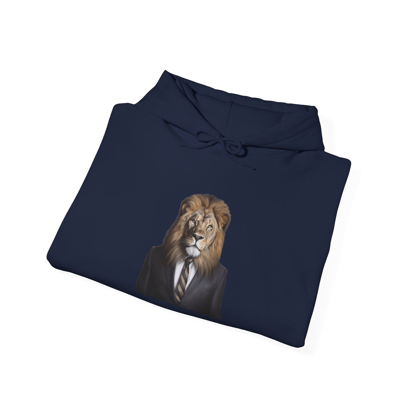 Lion Business Person Unisex Heavy Blend™ Hooded Sweatshirt
