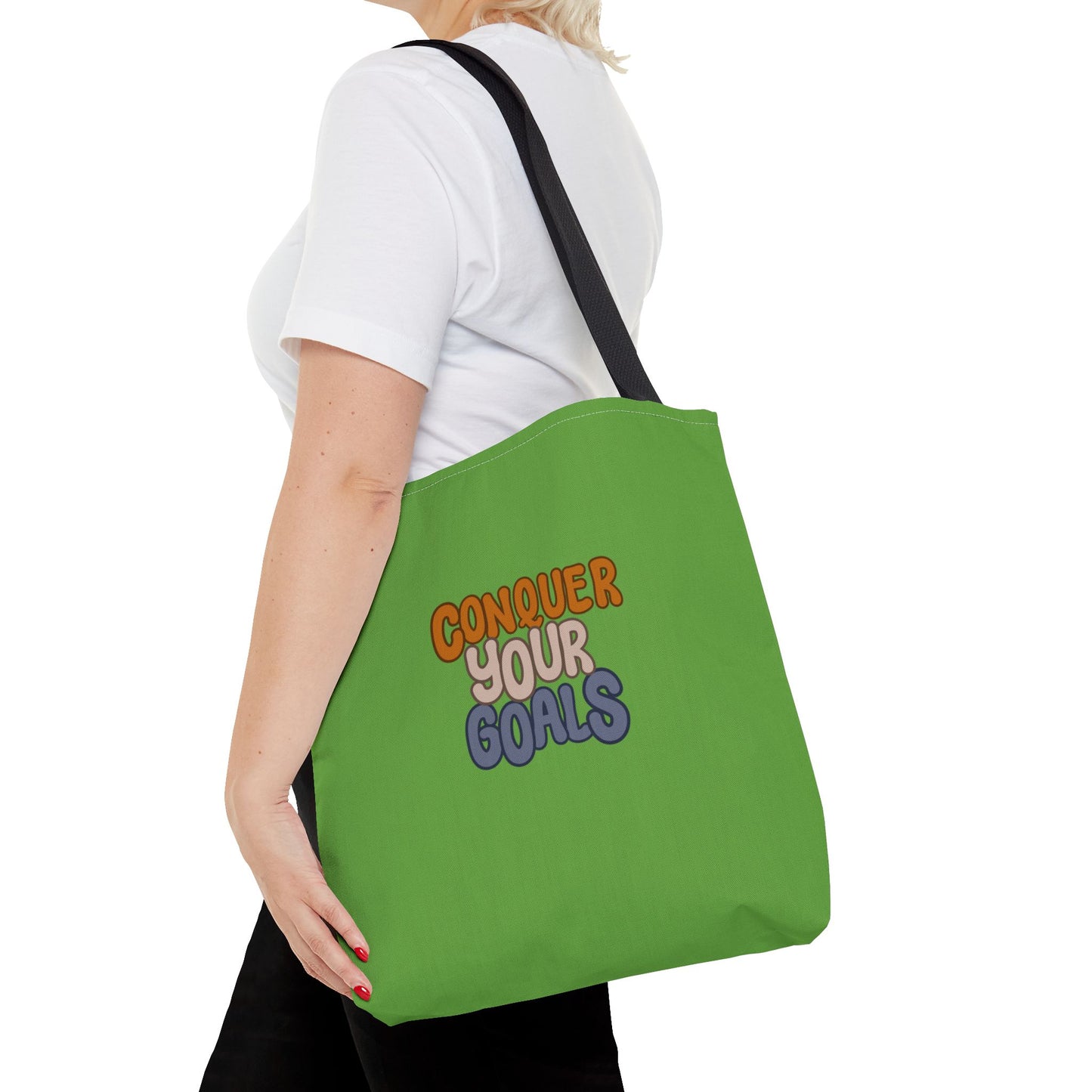 Conquer Your Goals Tote Bag (AOP)