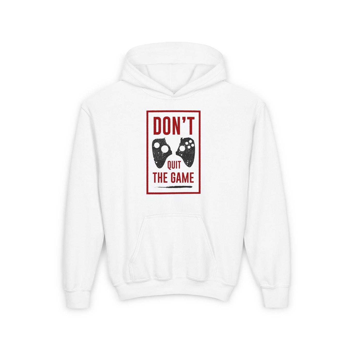 Don't Quit The Game Youth Heavy Blend Hooded Sweatshirt