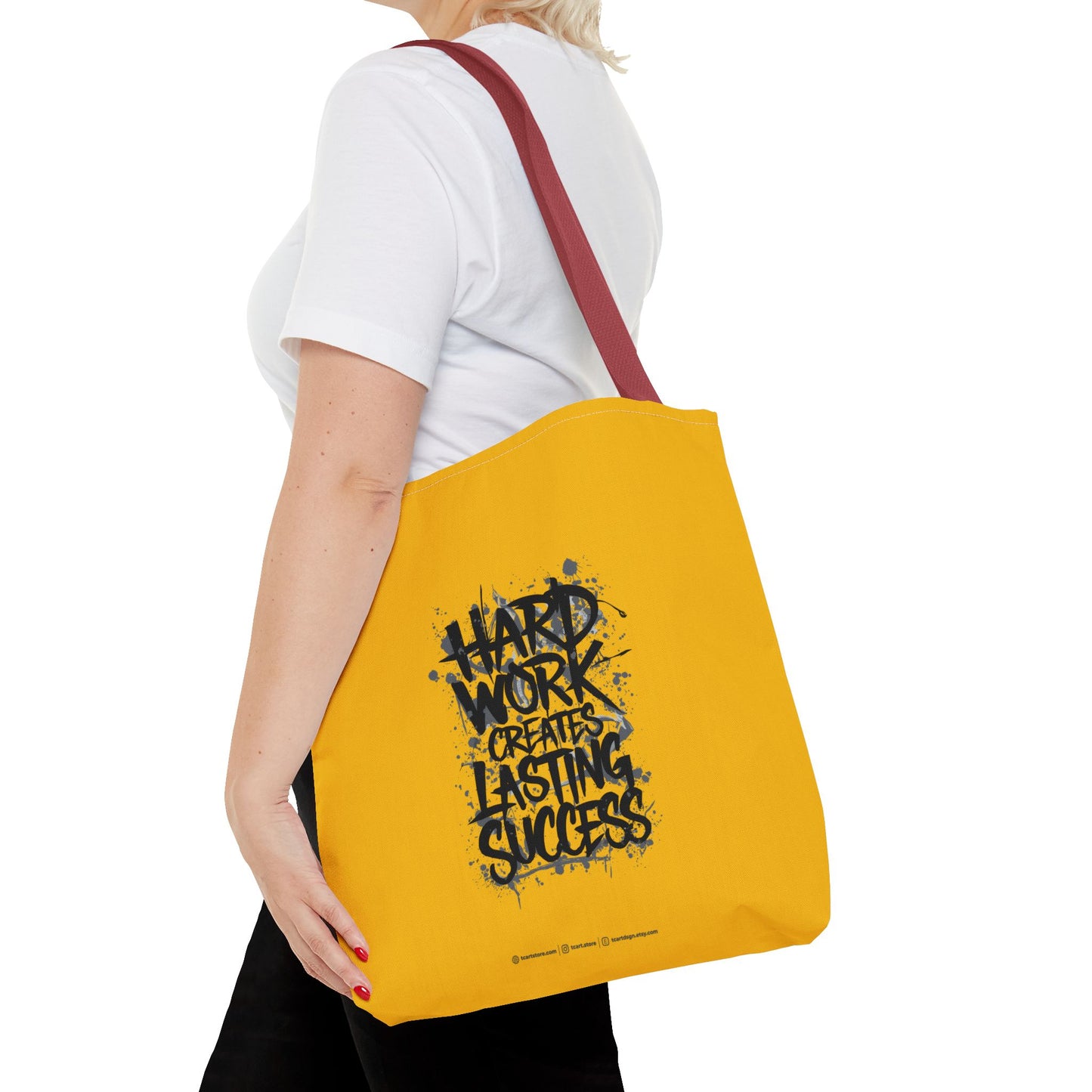 Hard Work Creates Lasting Success Tote Bag (AOP)