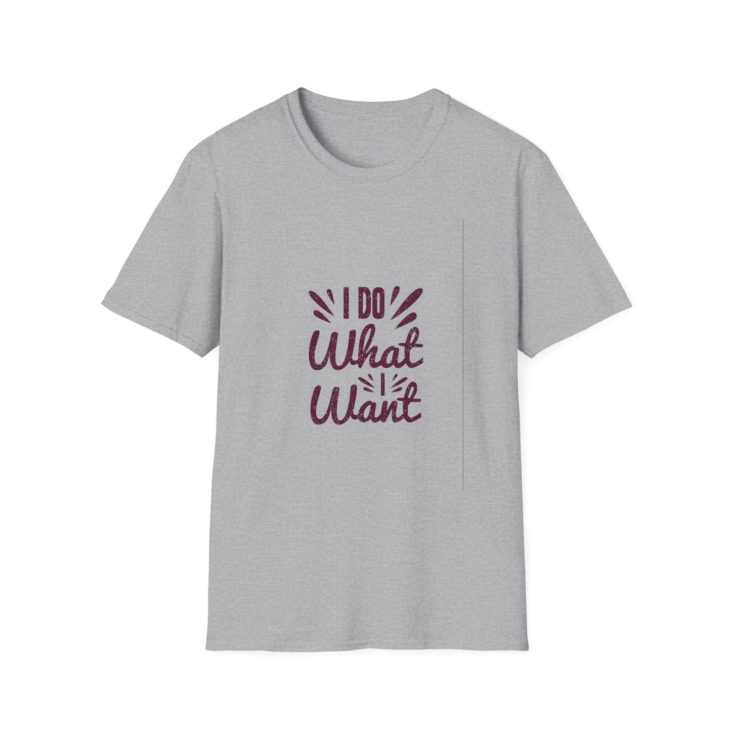 I Do What I Want Unisex Softstyle T-Shirt