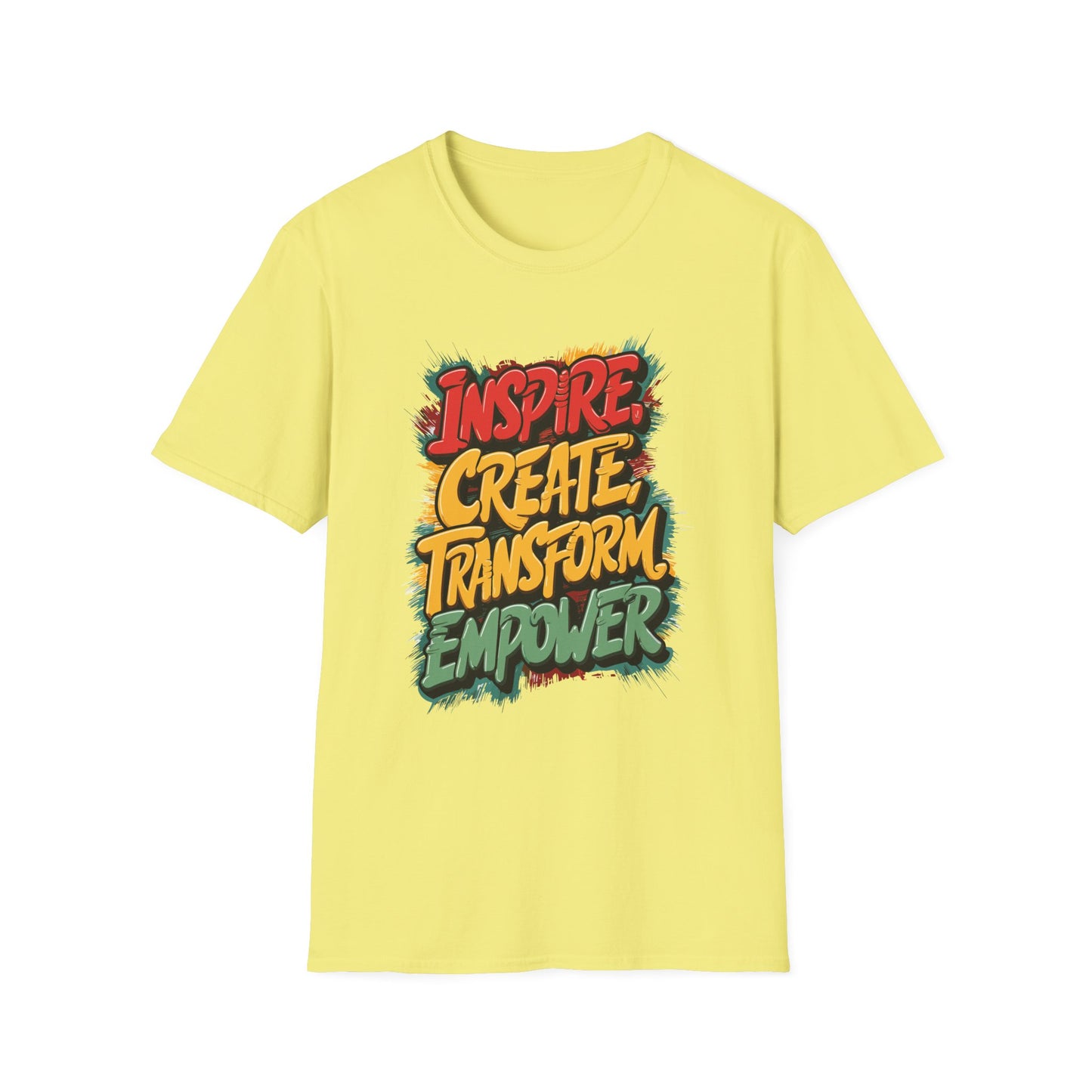 Inspire Create Transform Empower Unisex Softstyle T-Shirt