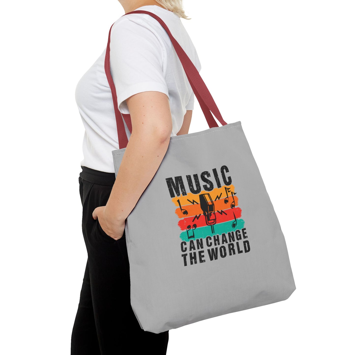 Music Can Change The World Tote Bag (AOP)