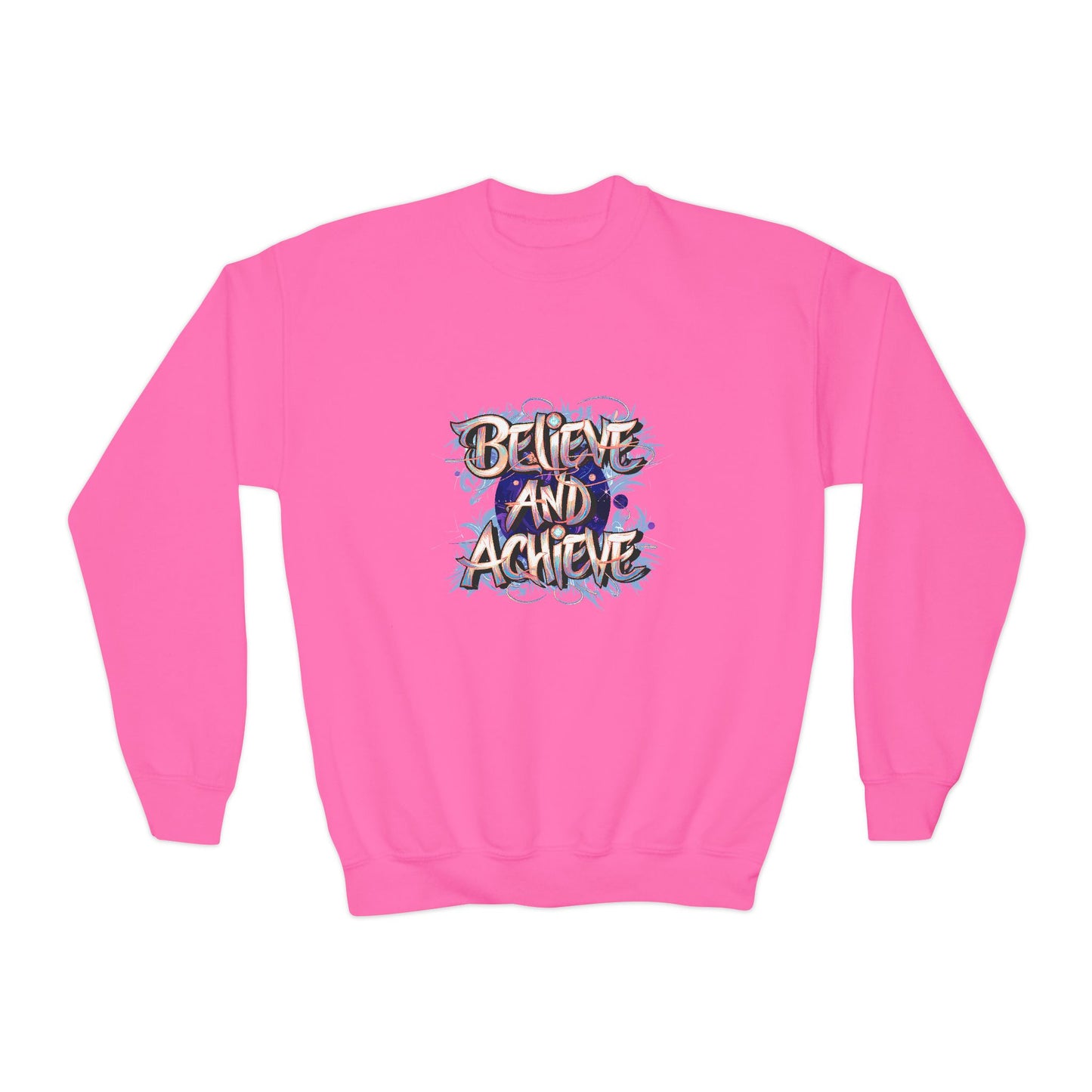 Believe And Achieve Youth Crewneck Sweatshirt