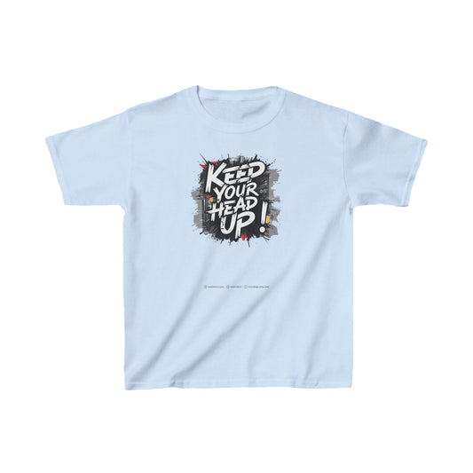 Keep Your Head Up ! Kids Heavy Cotton™ Tee